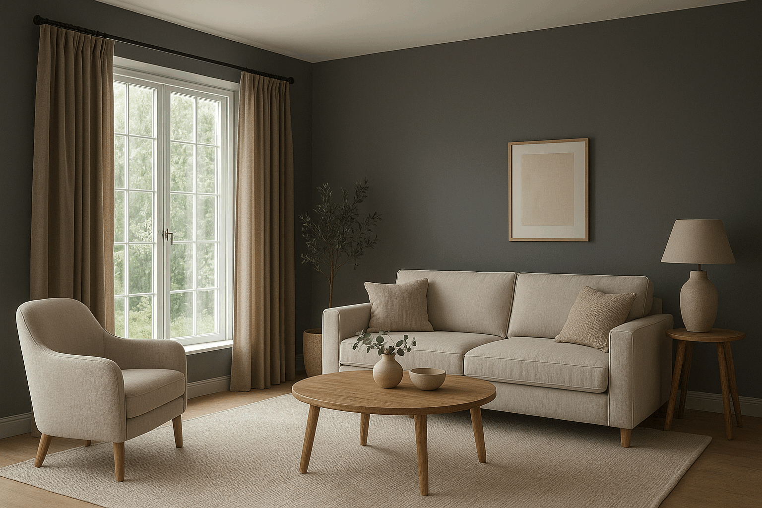 What Color Curtains Go with Greige Walls