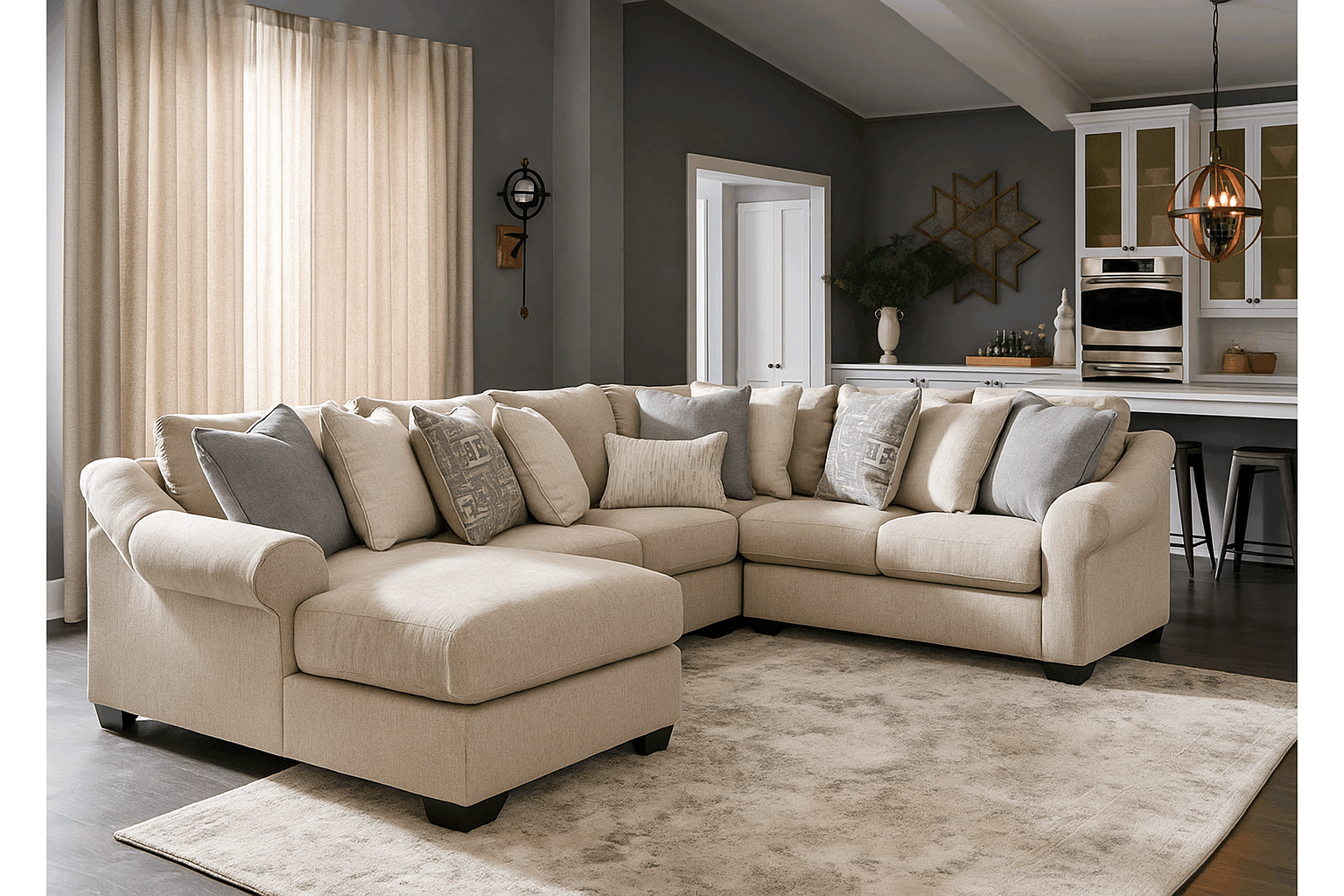 What Colour Curtains with Grey Walls?