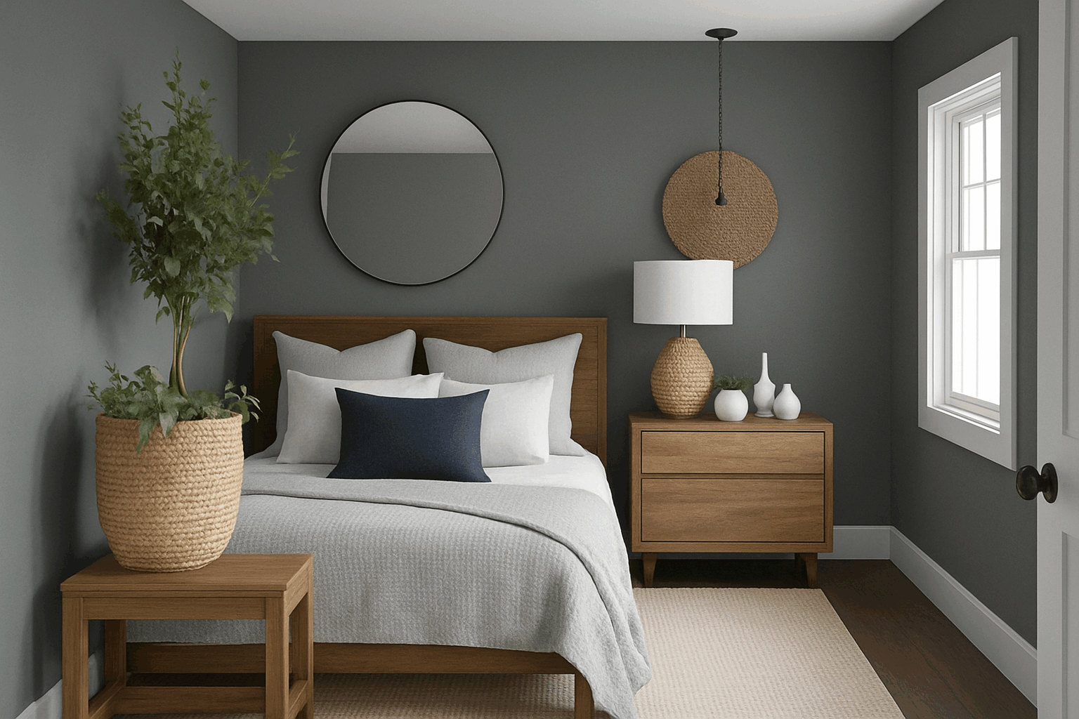What Curtains Go with Dark Grey Walls