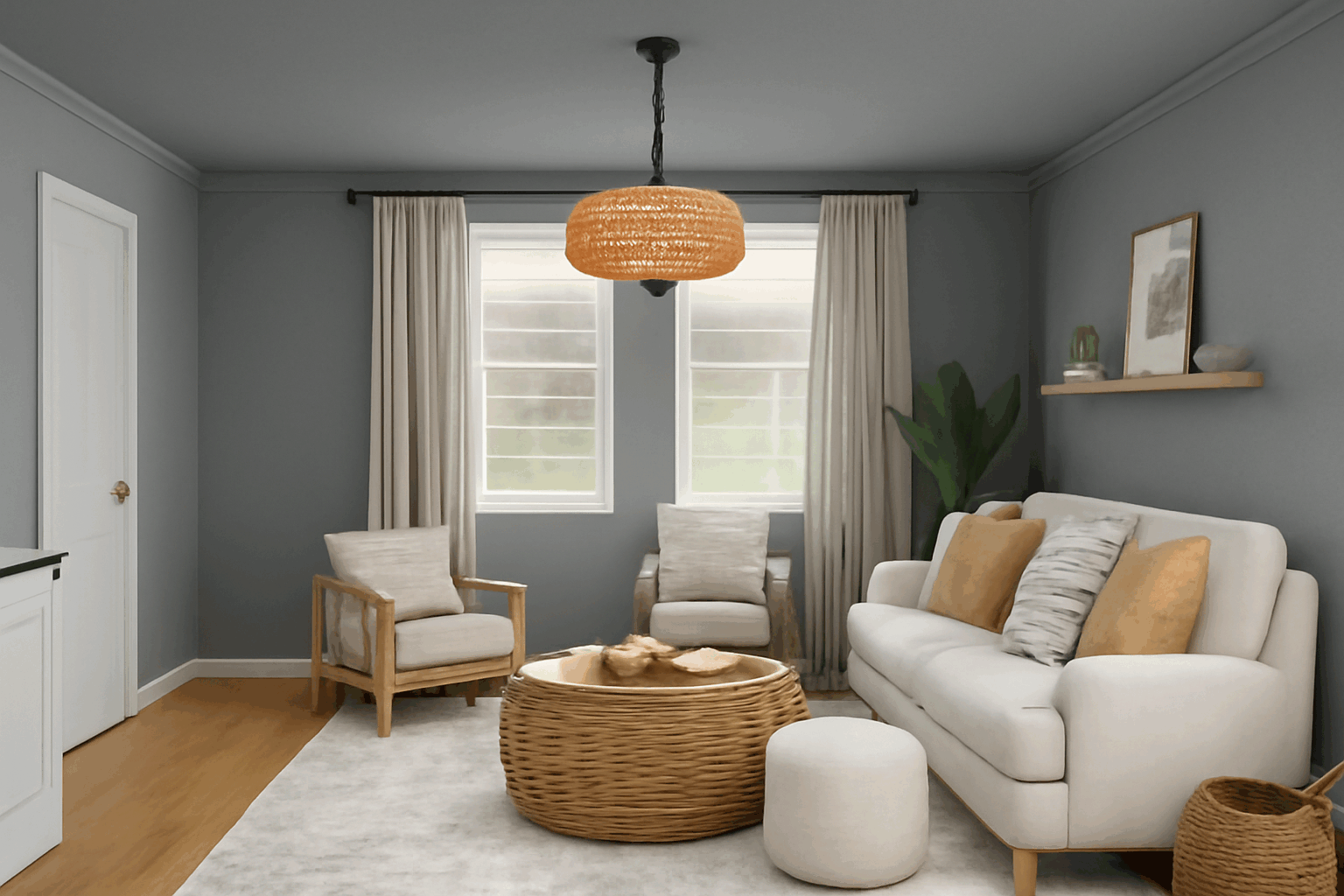 What Curtains with Grey Walls