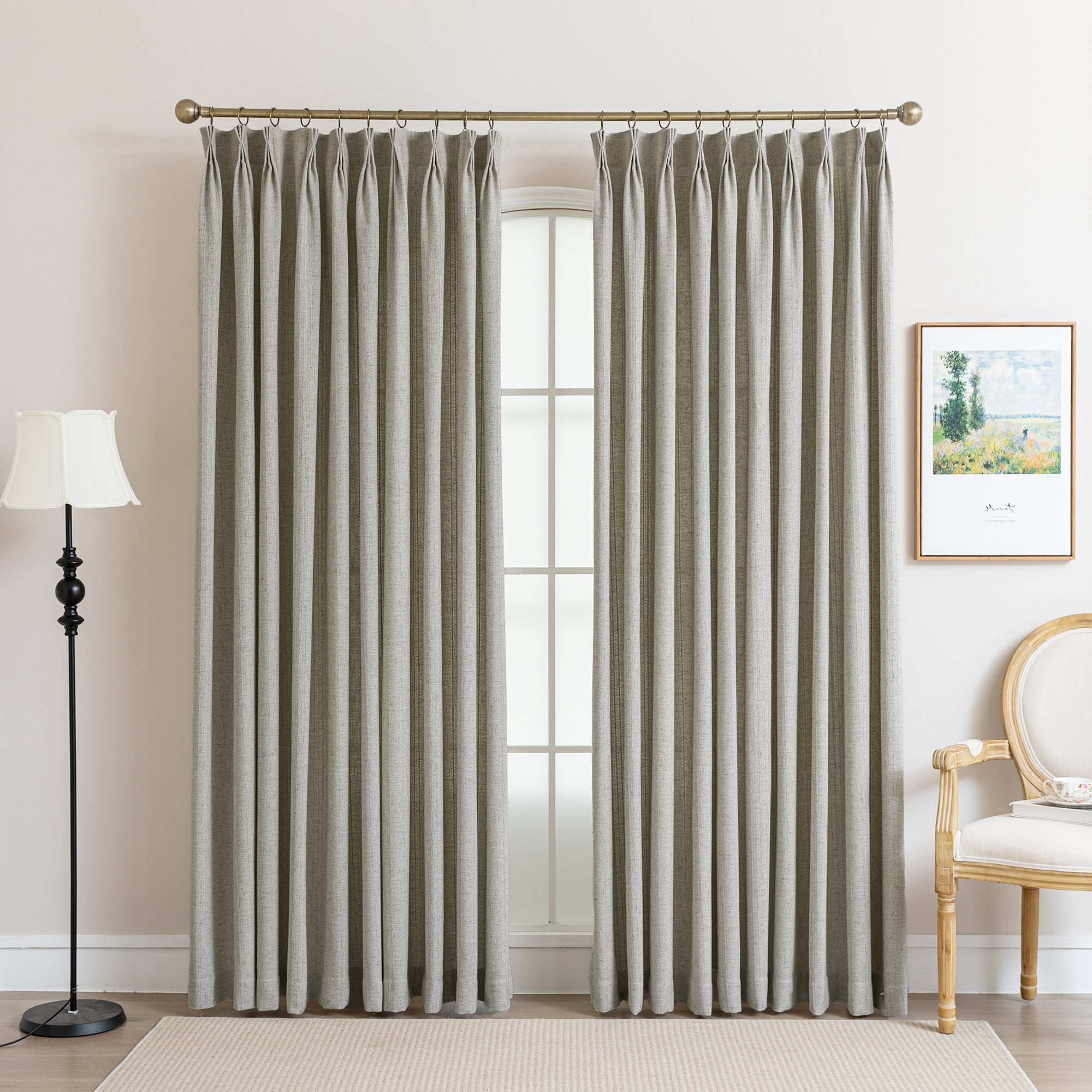 Carmen Linen Stripe|Curtains