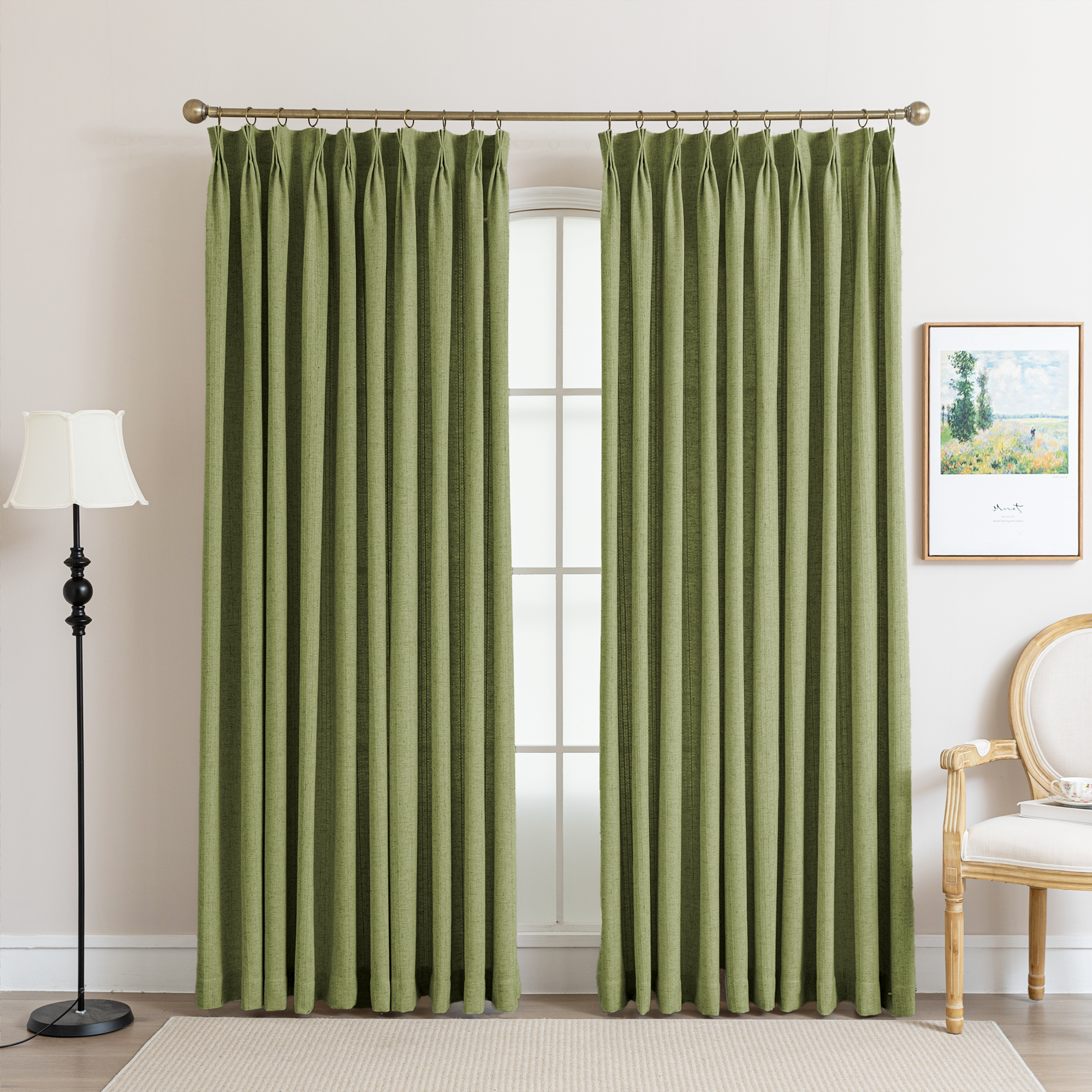 Carmen Linen Stripe|Curtains