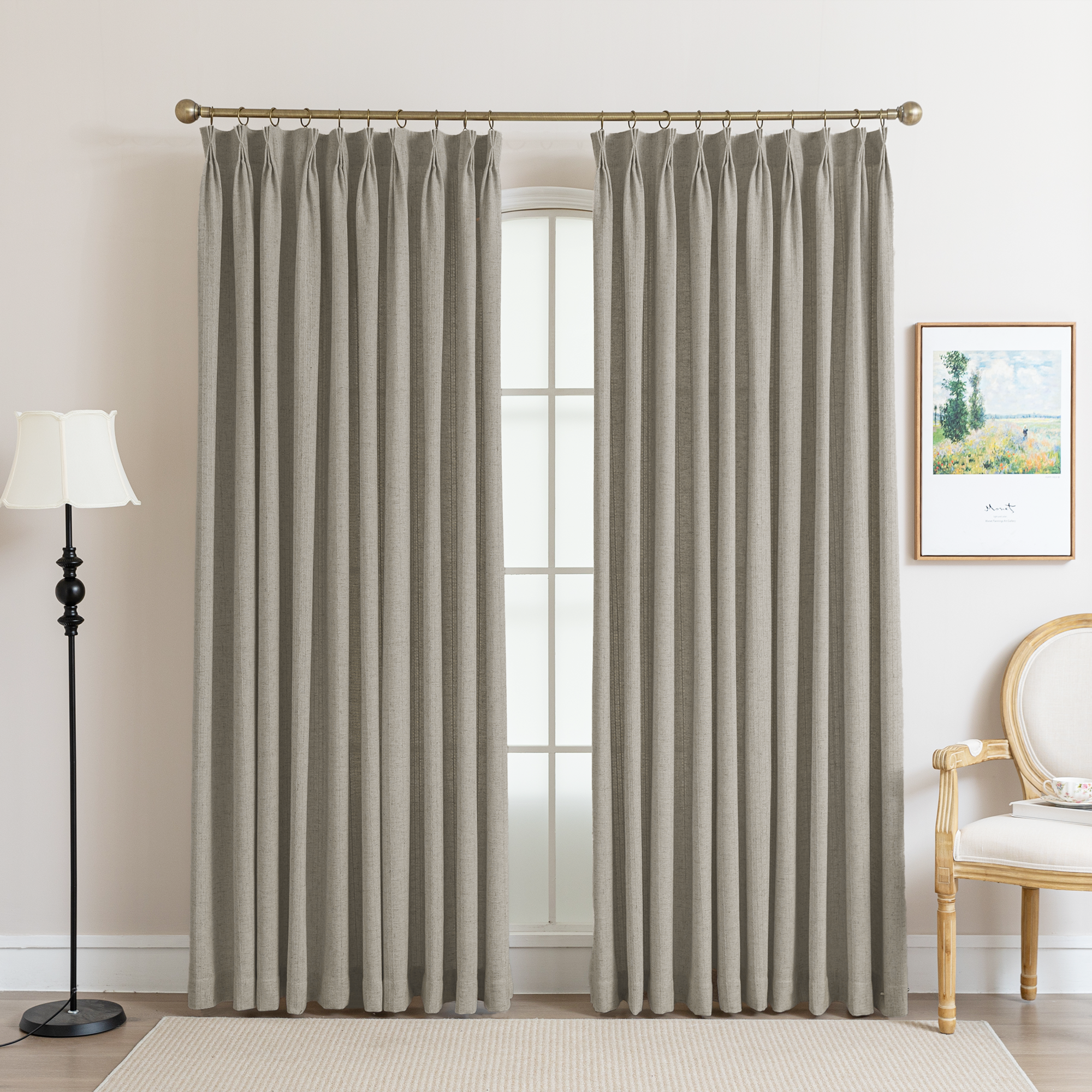 Carmen Linen Stripe|Curtains