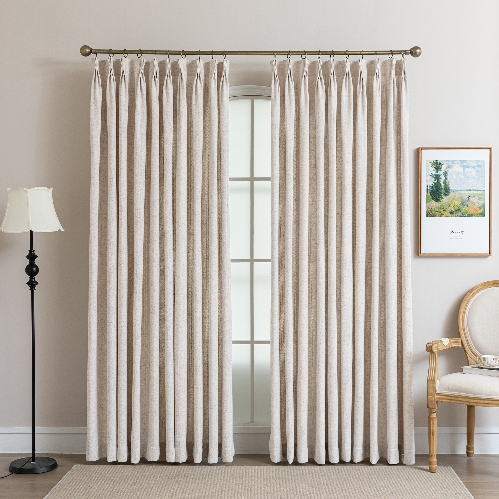 Carmen Linen Stripe|Curtains