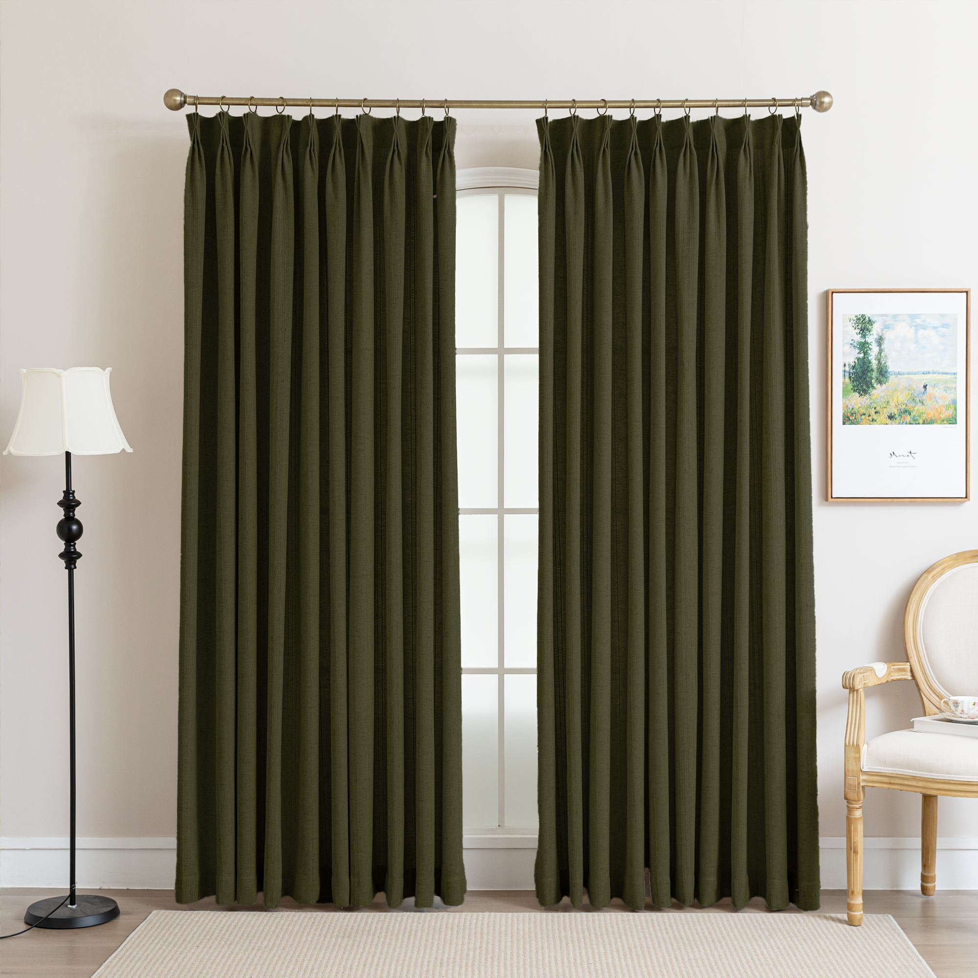 Carmen Linen Stripe|Curtains