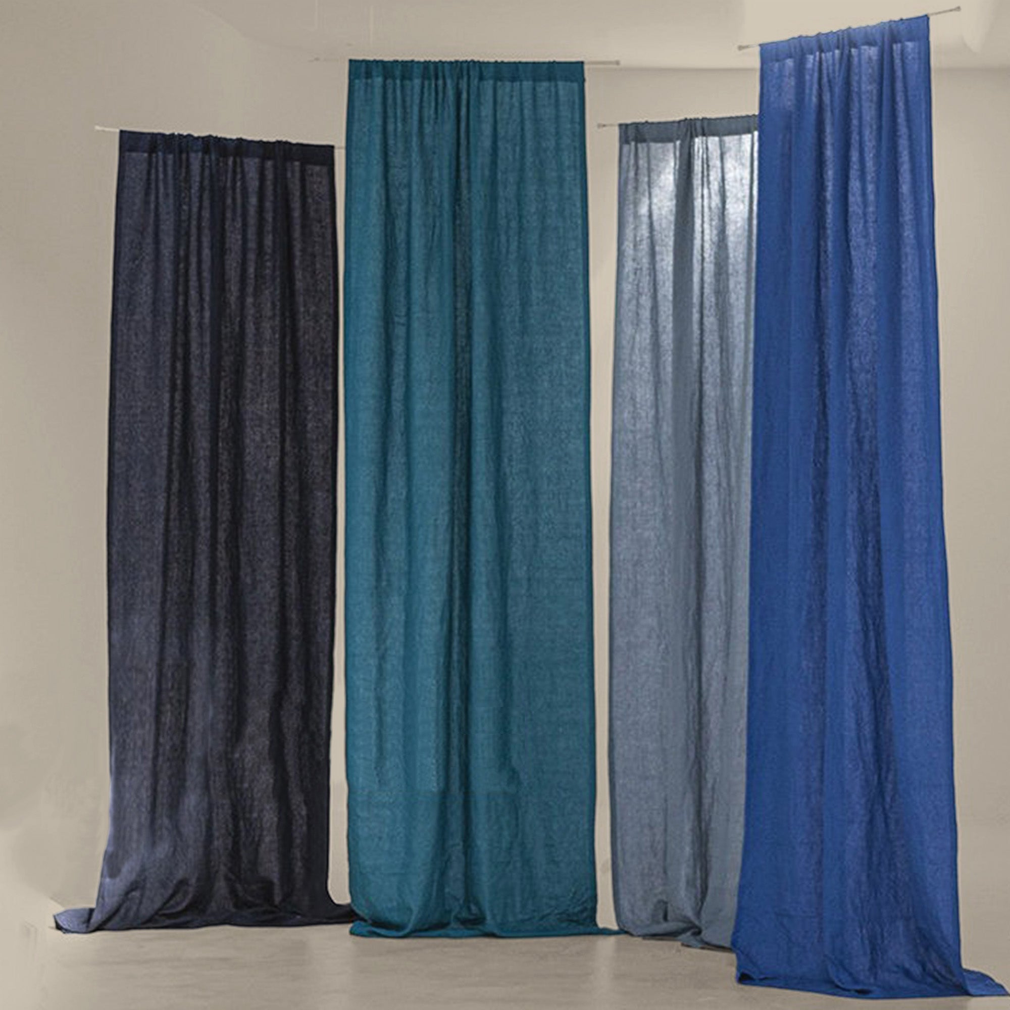 Azure Linen|Curtains