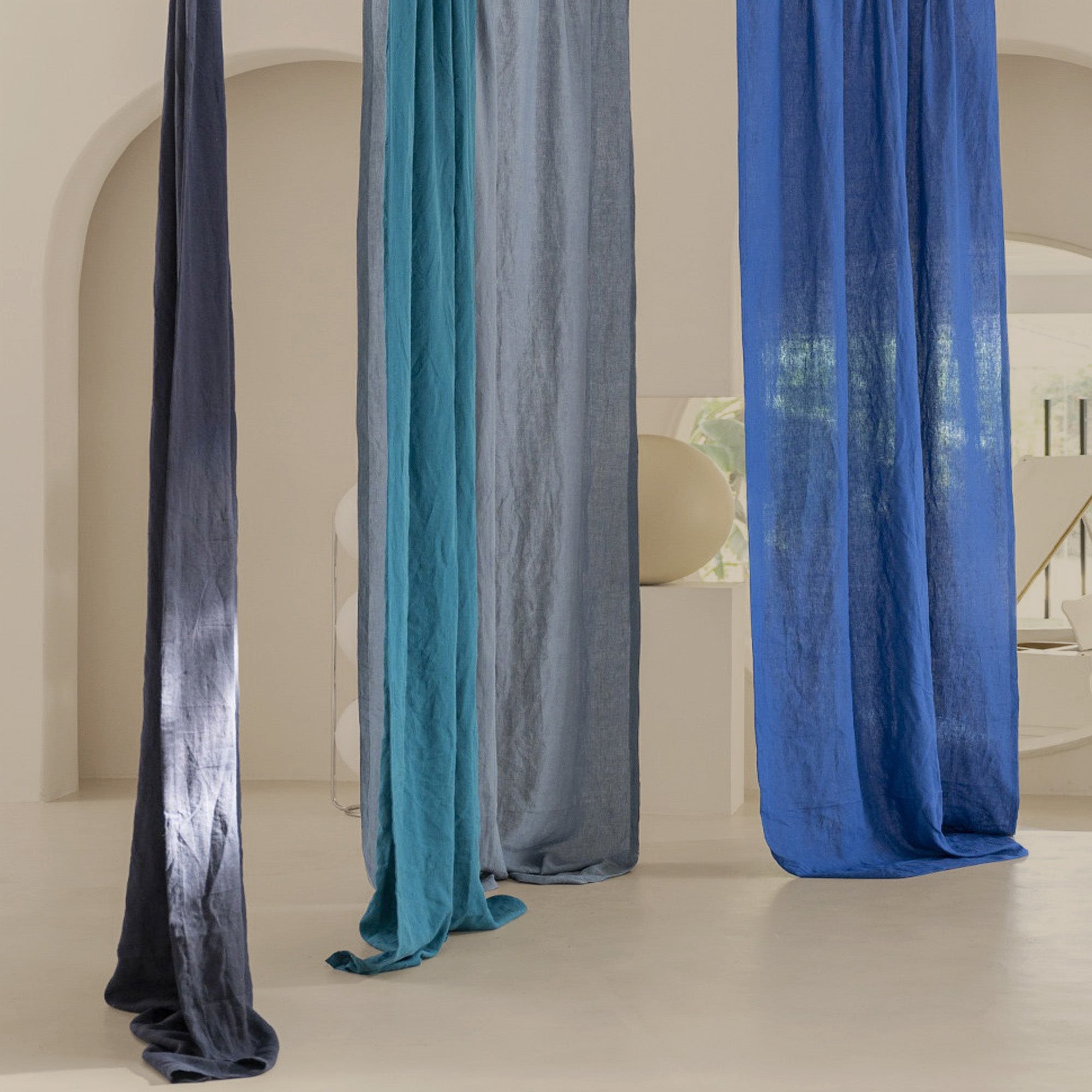 Azure Linen|Sample