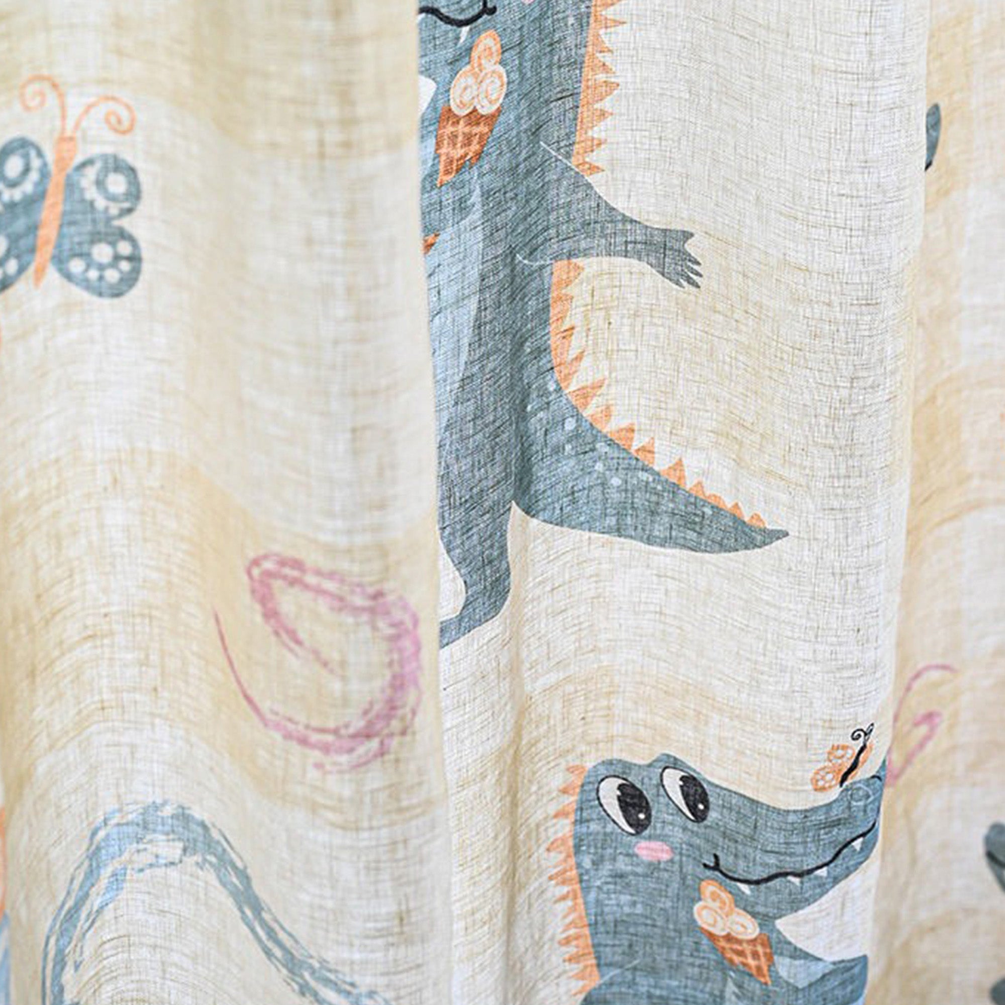 Dino Play Linen|Curtains