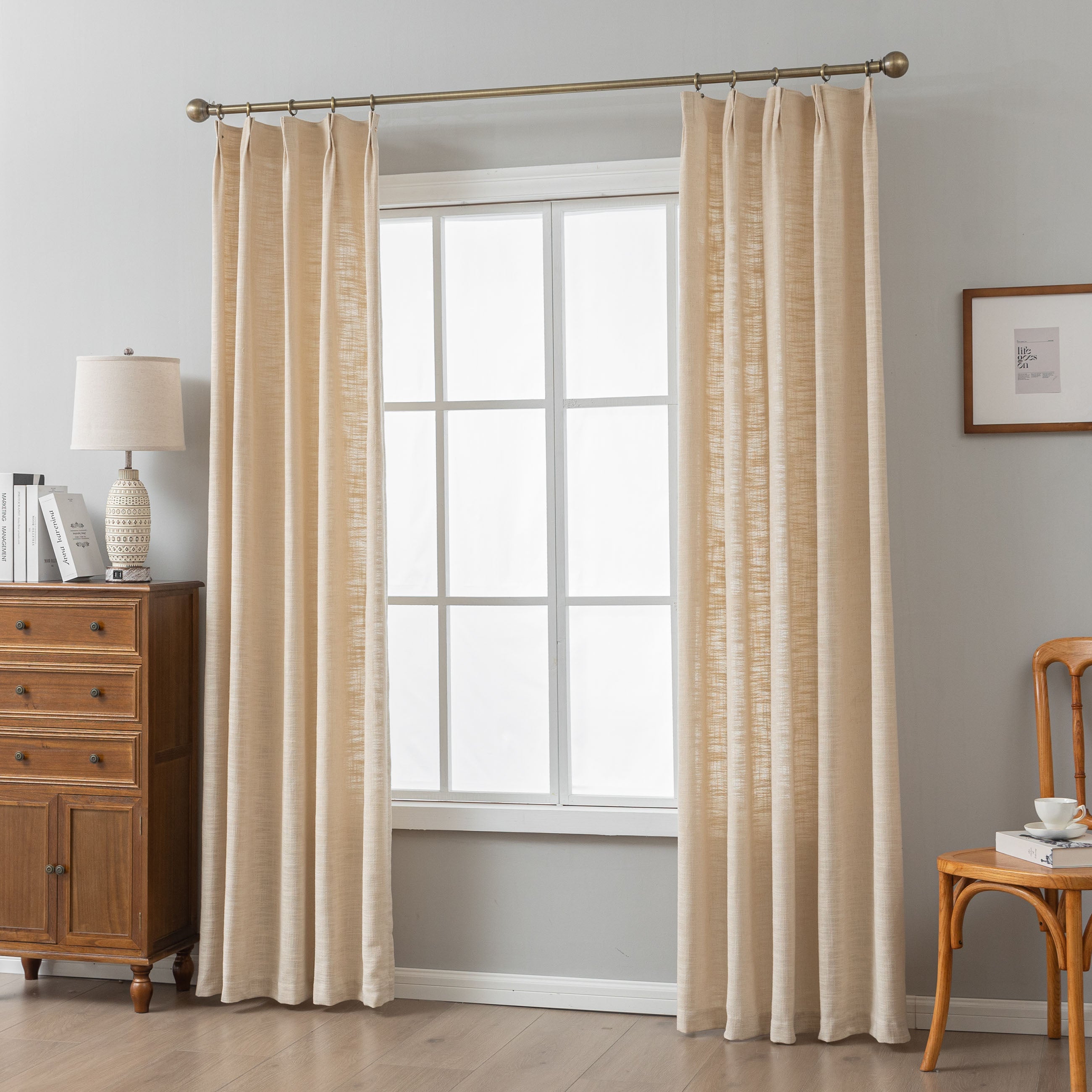 Linen Slub Texture|Curtains