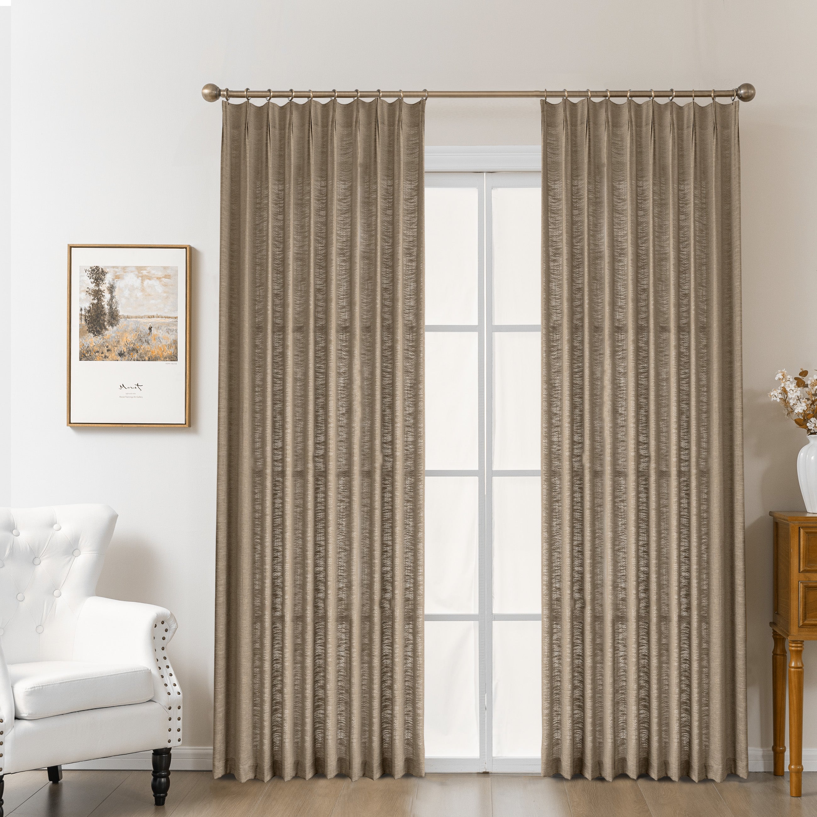 Linen Slub Texture|Curtains