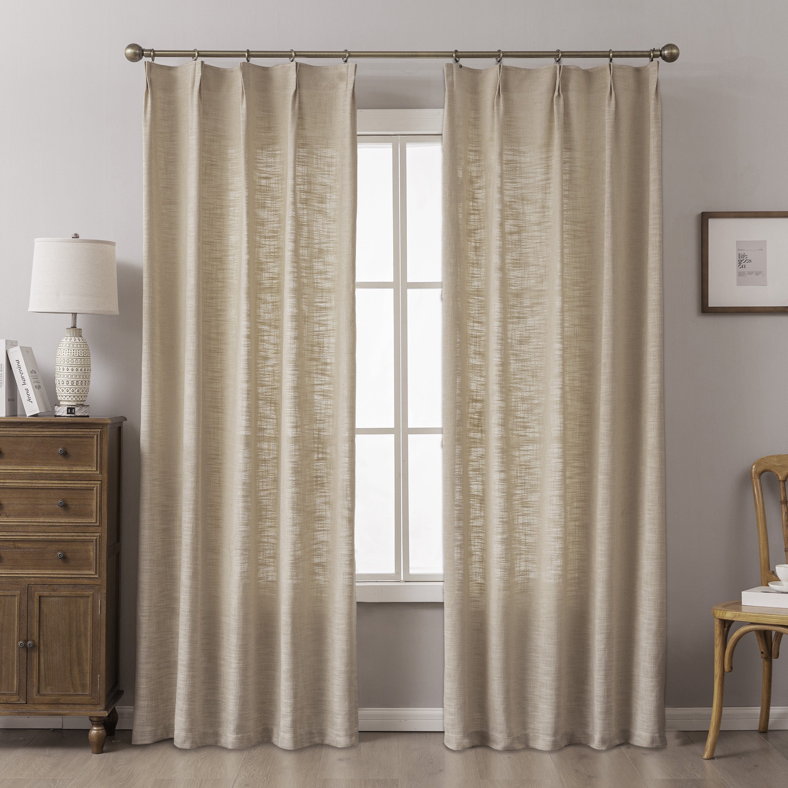 Linen Slub Texture|Curtains