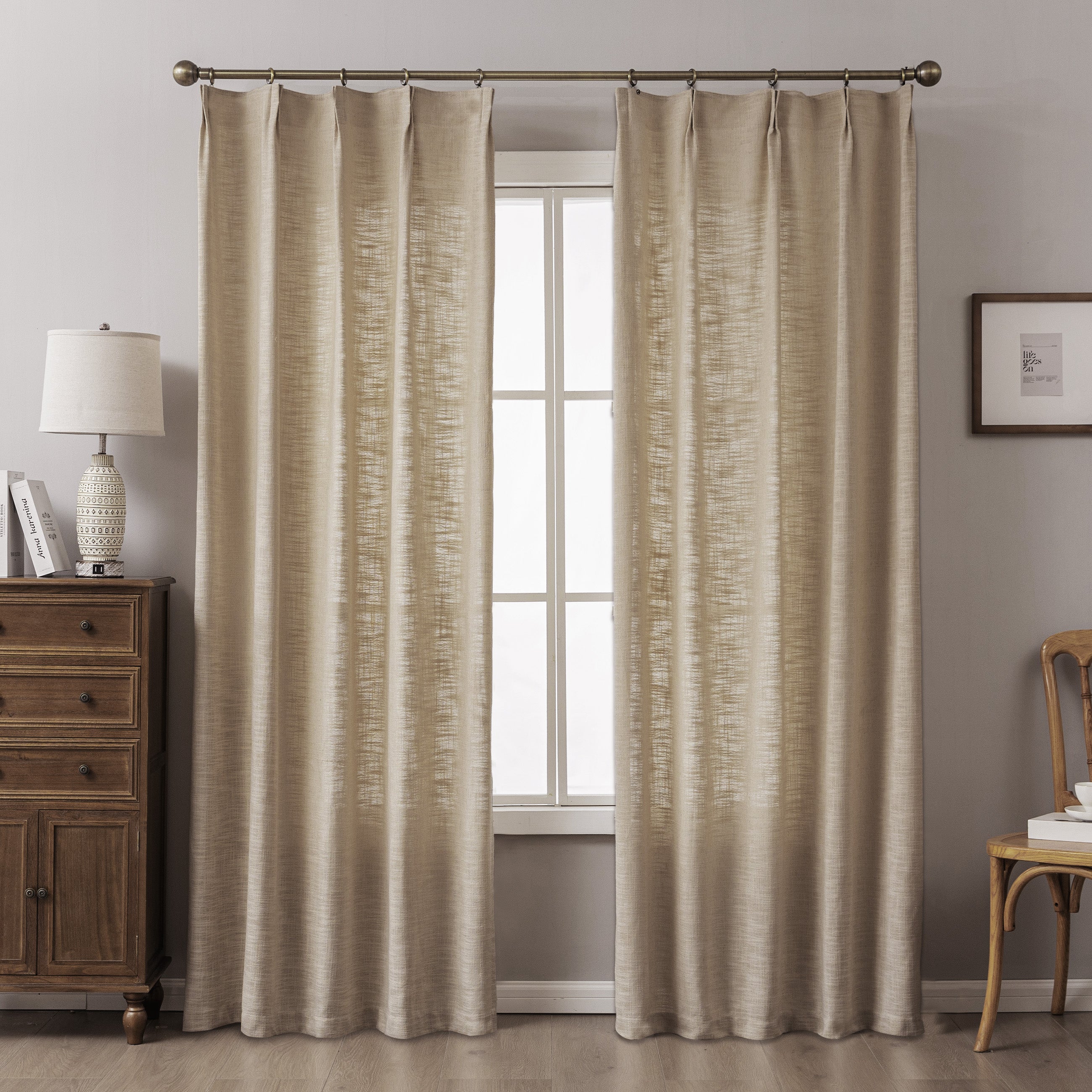 Linen Slub Texture|Curtains