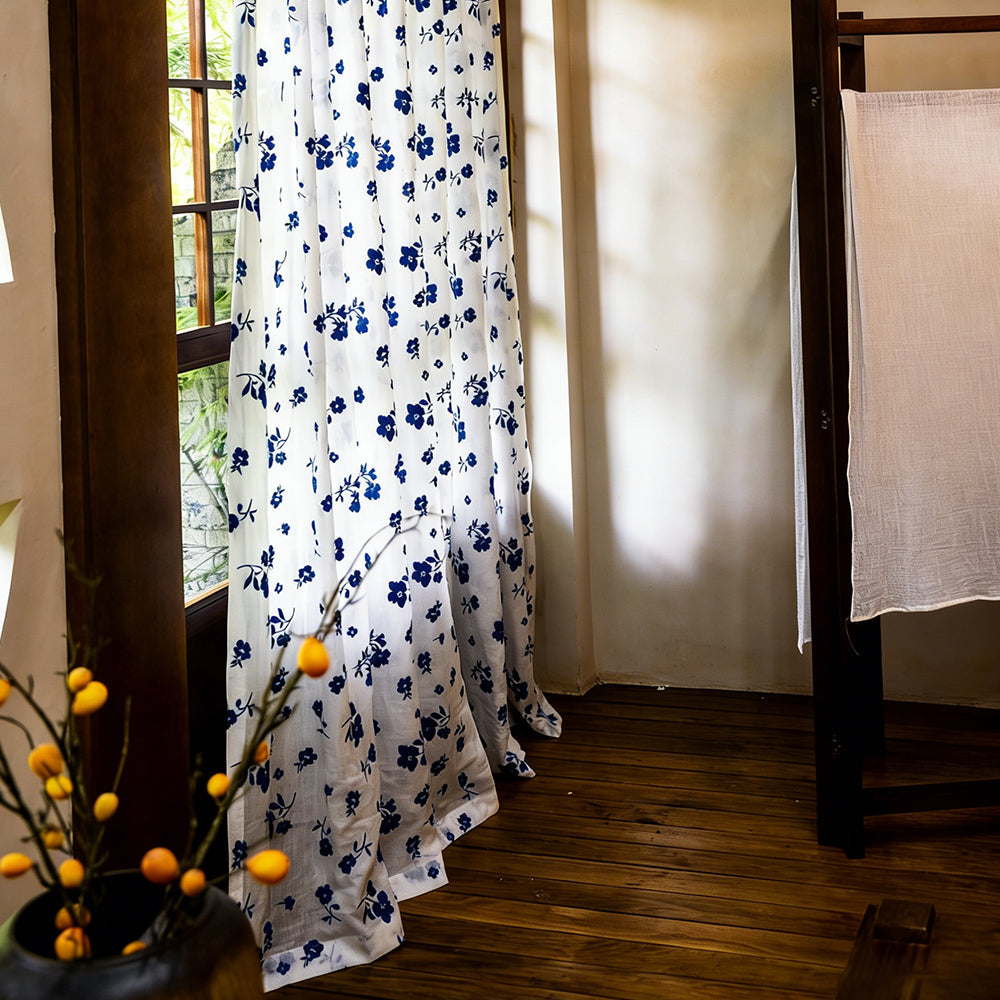 Bluebell Linen Sheer|Sample