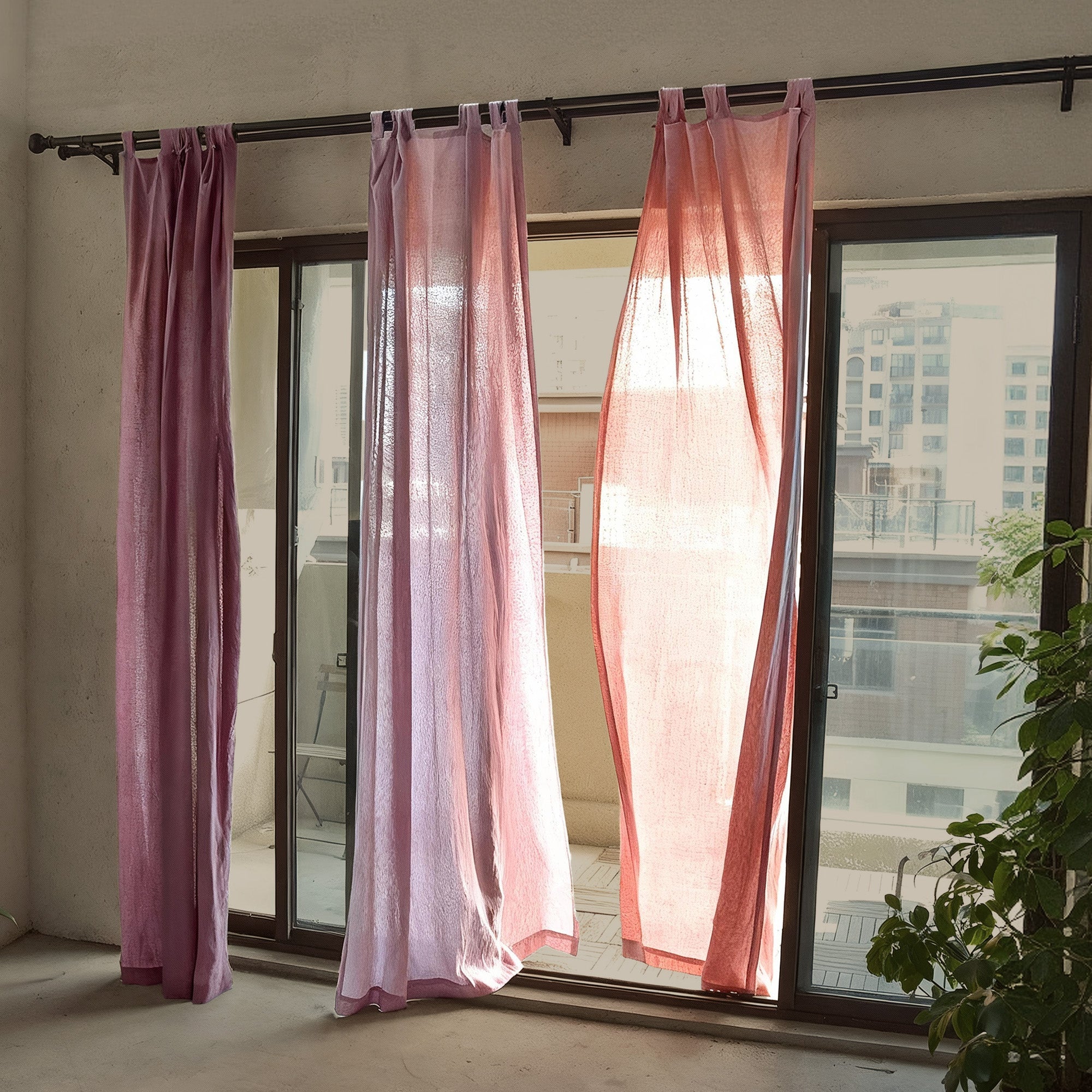 Blush Linen|Curtains