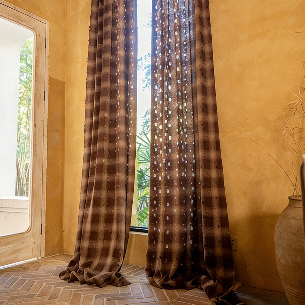 Caramel Lace Linen|Sample