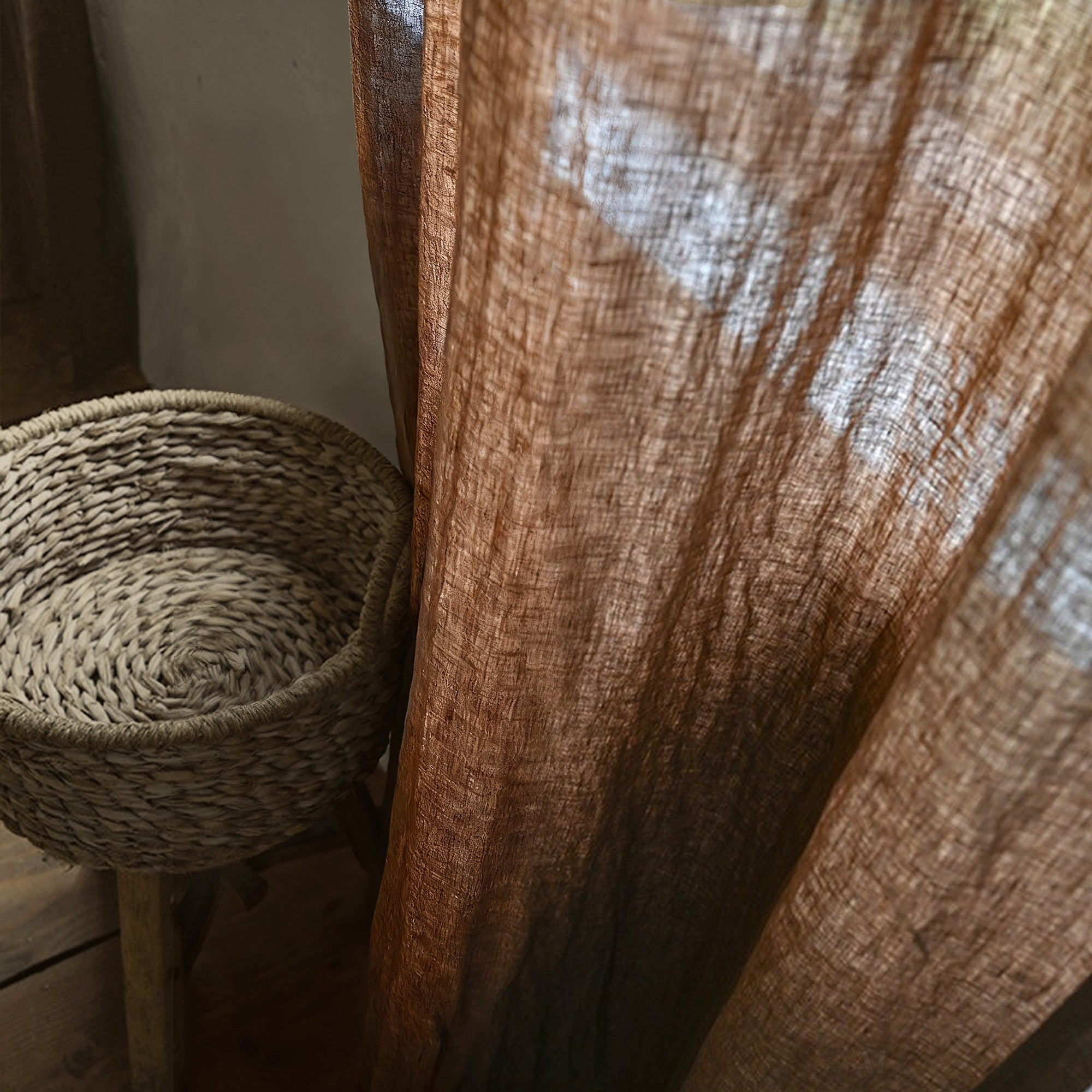 Chestnut Weave Linen|Curtains