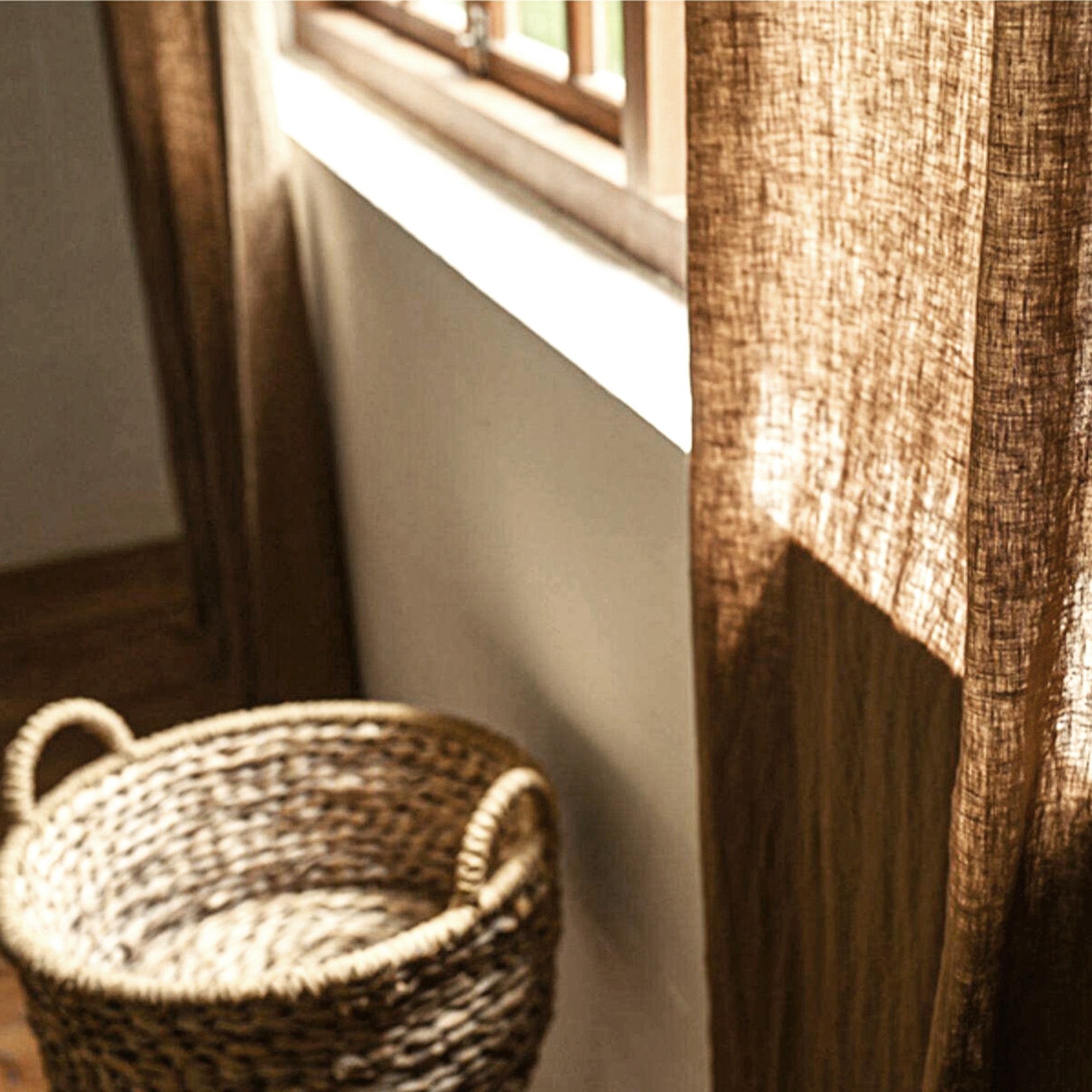 Chestnut Weave Linen|Sample