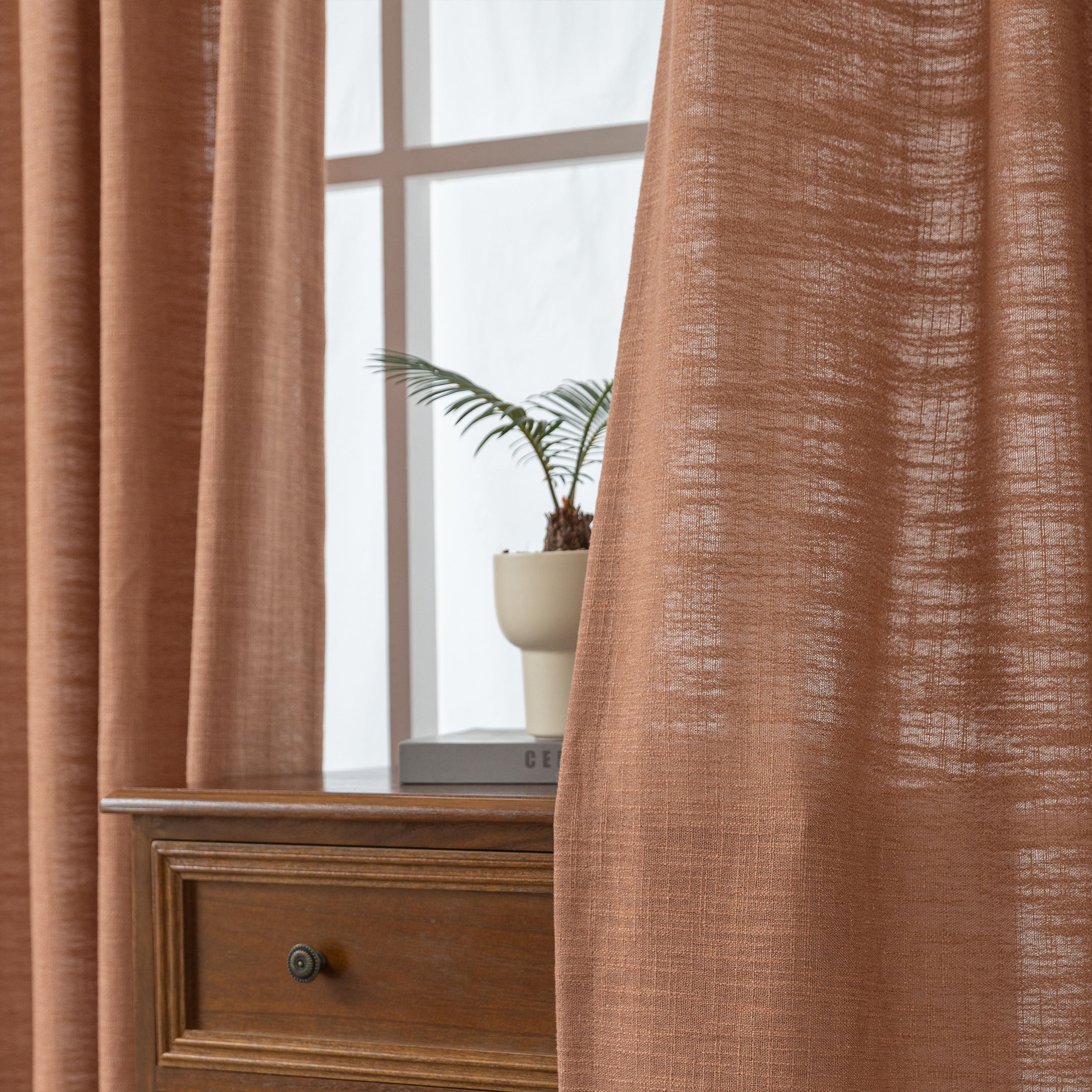 Linen Slub Texture|Curtains