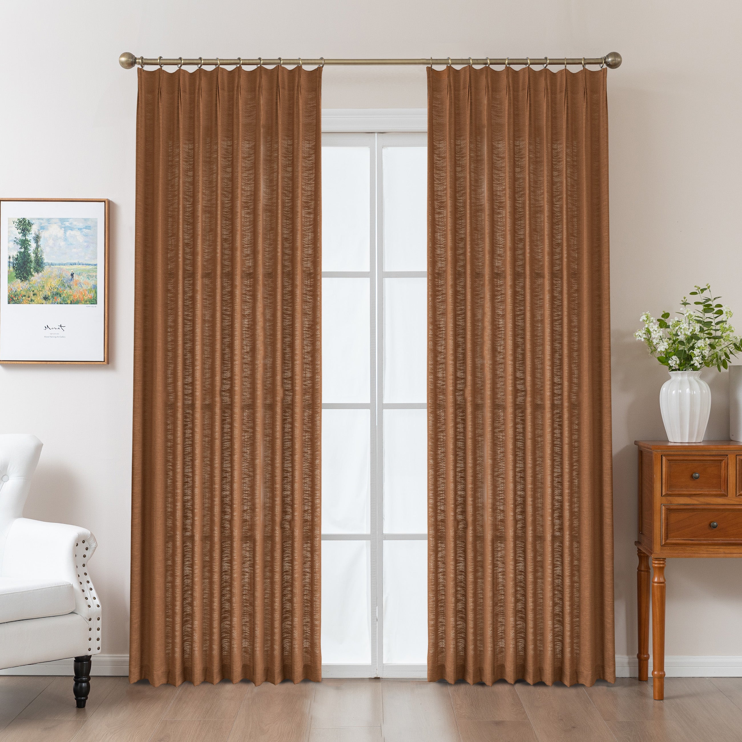 Linen Slub Texture|Curtains