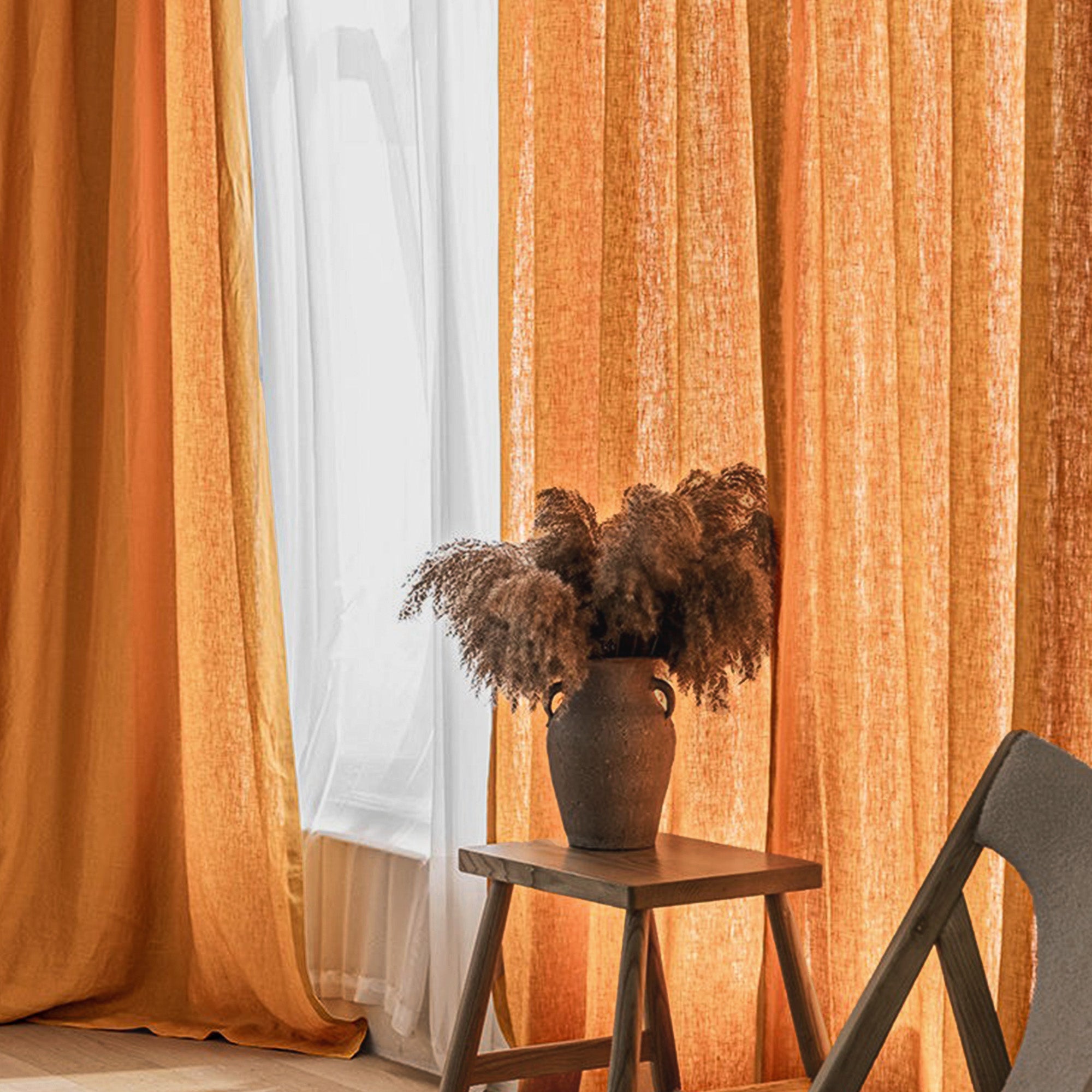 Clementine Linen|Curtains