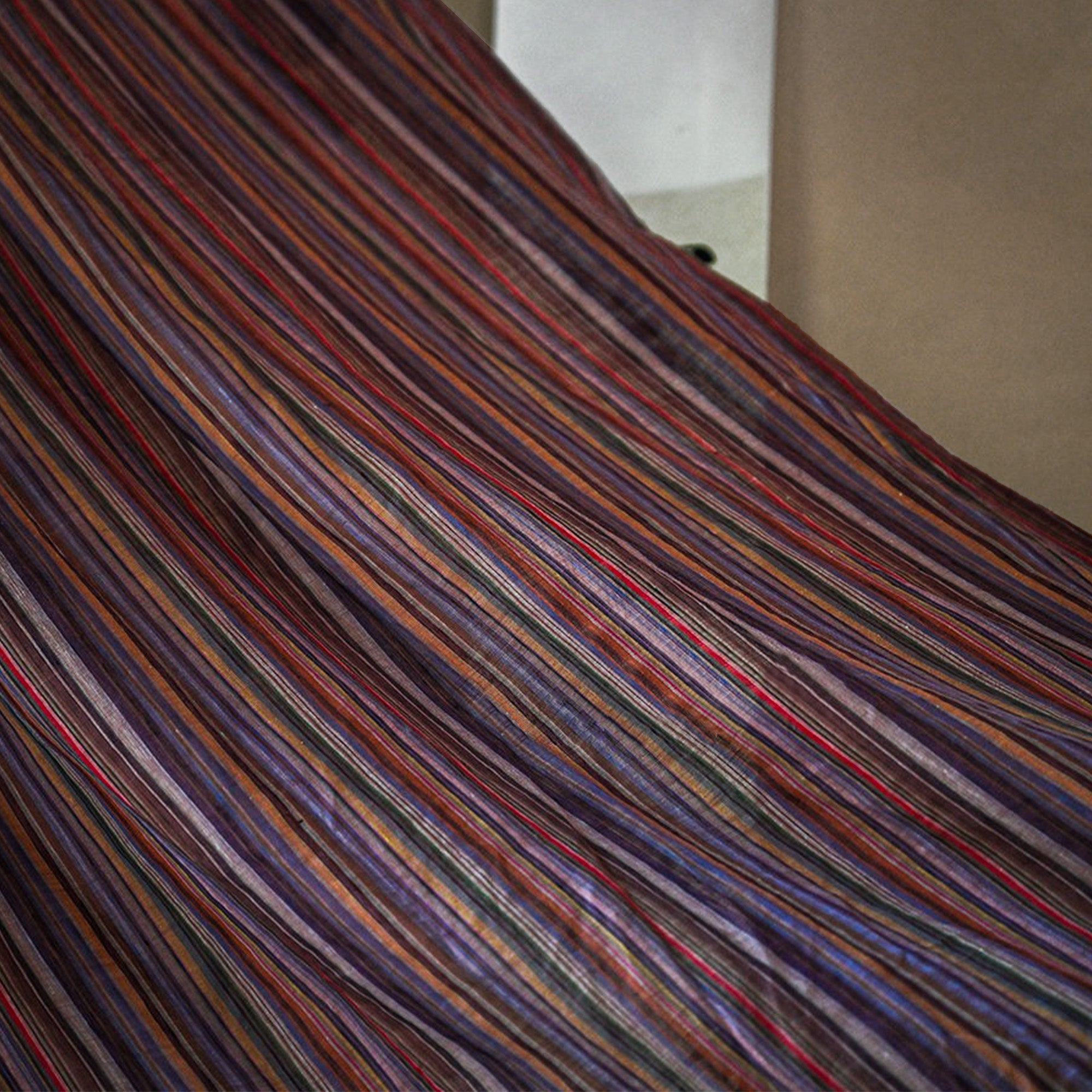 Crimson Stripe Linen|Curtains