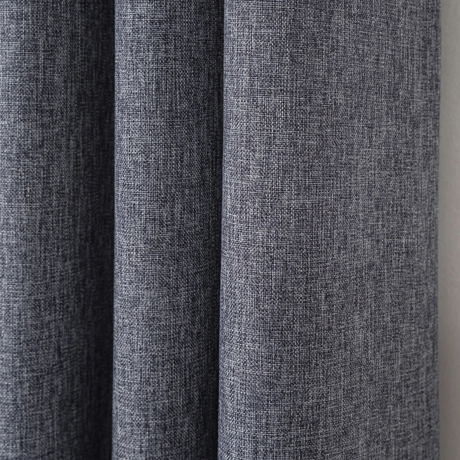 Dandelion Polyester Pinch Pleat Drapery Custom Curtains Blackout Curtain Navy Blue