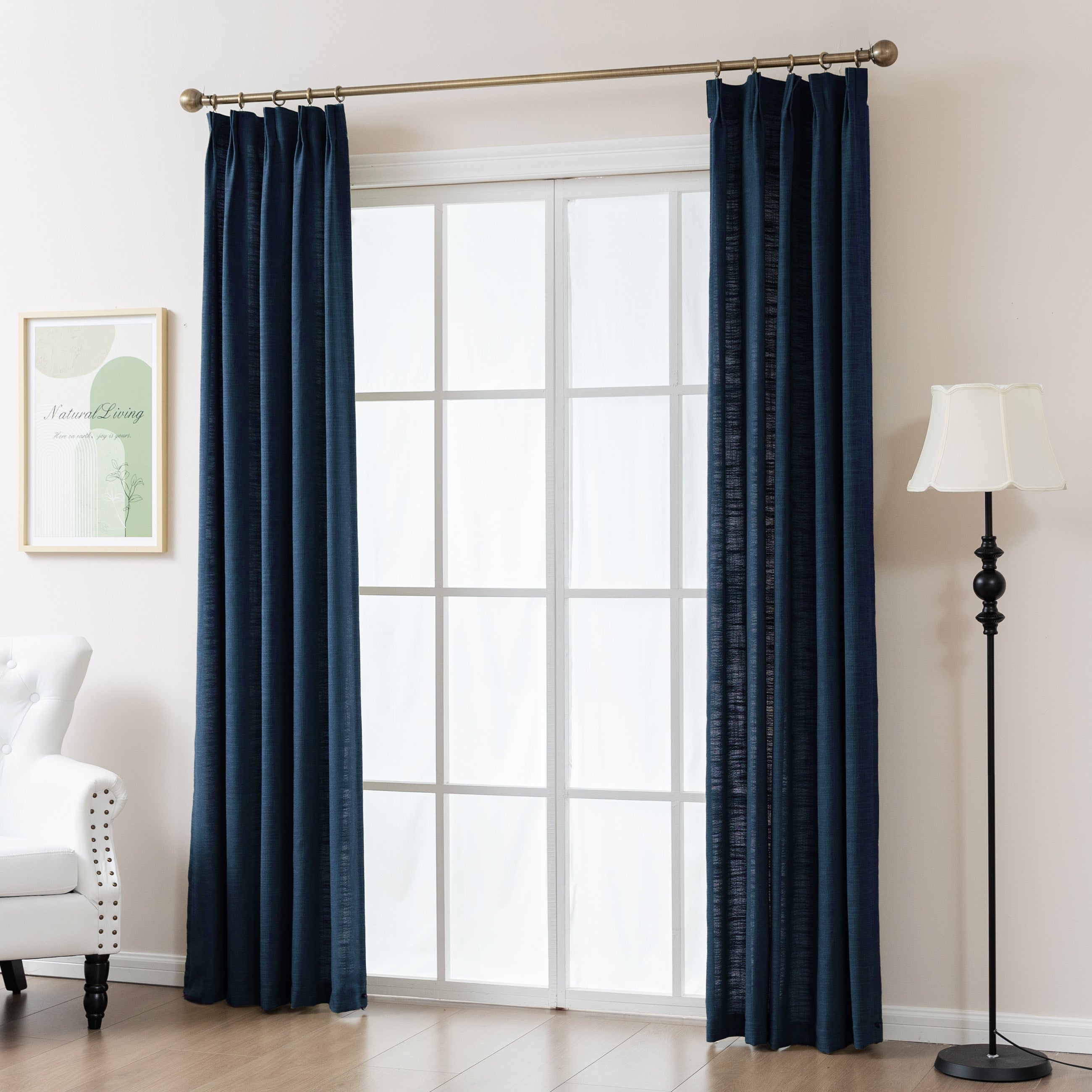 Linen Slub Texture|Curtains