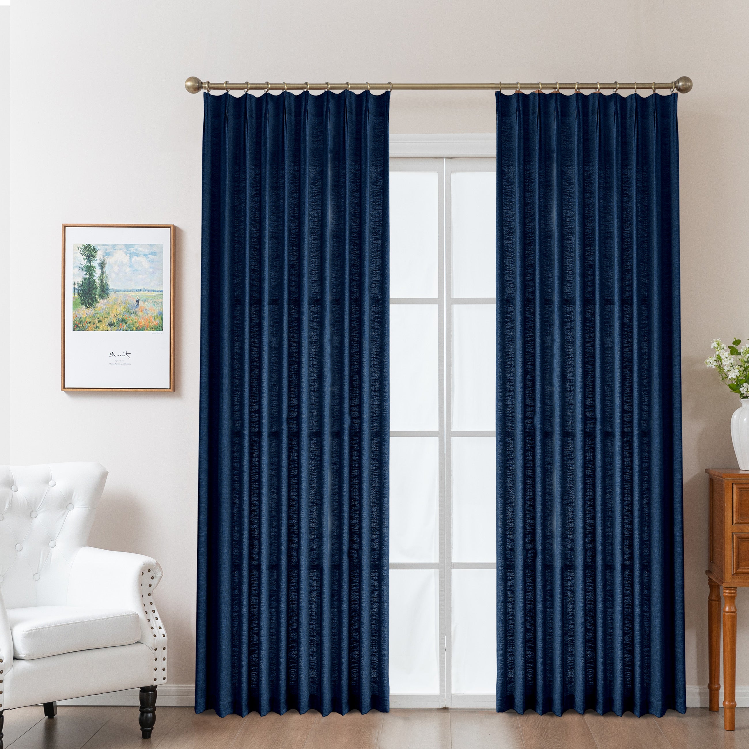 Linen Slub Texture|Curtains