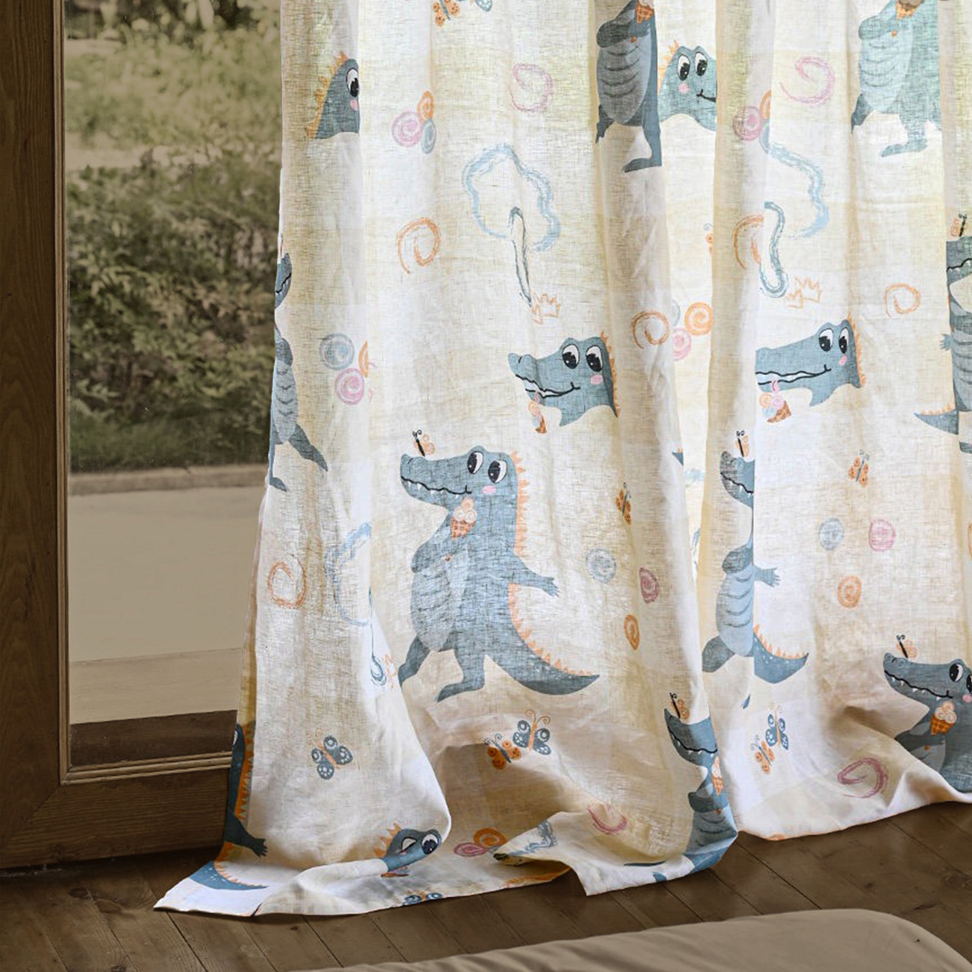 Dino Play Linen|Curtains