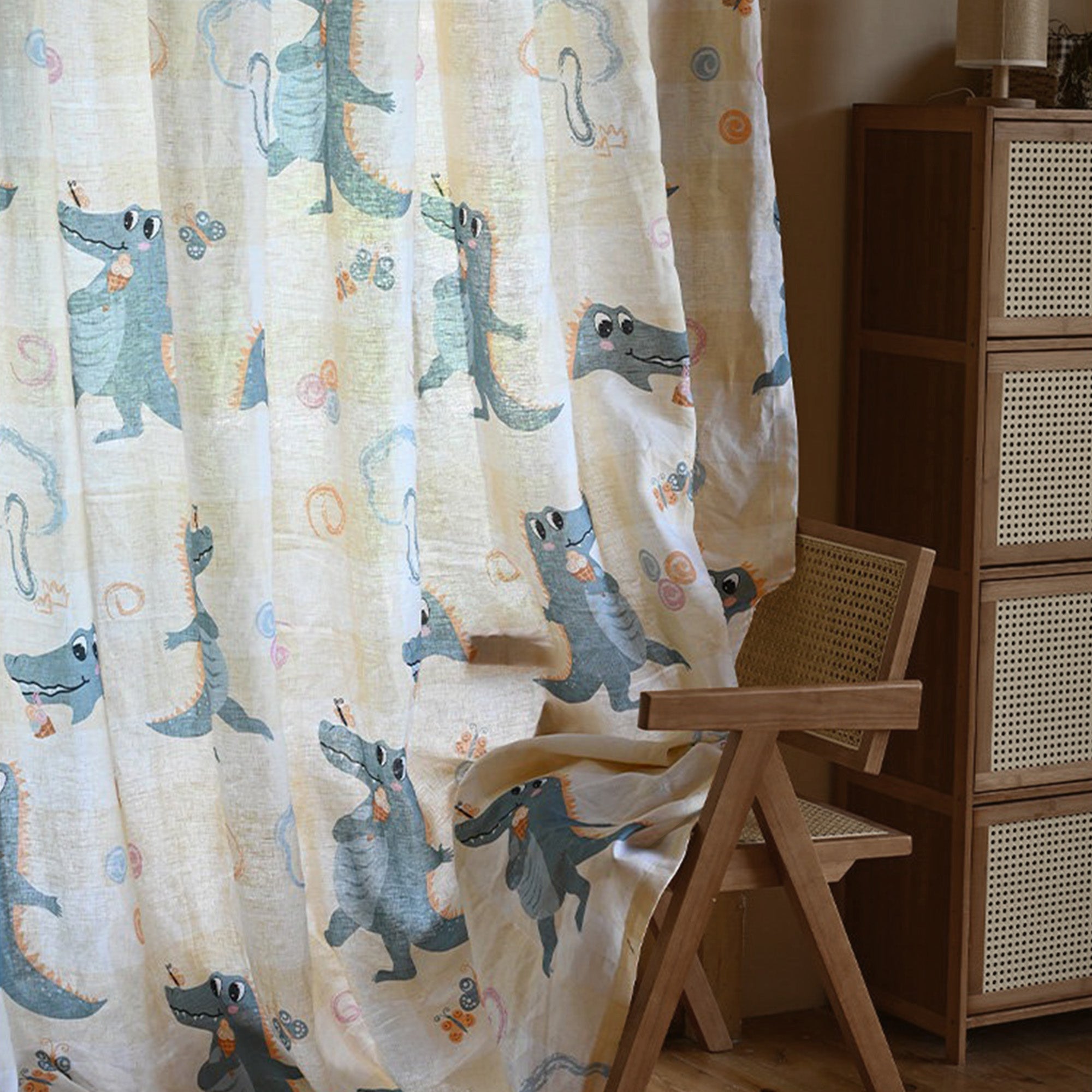 Dino Play Linen|Sample