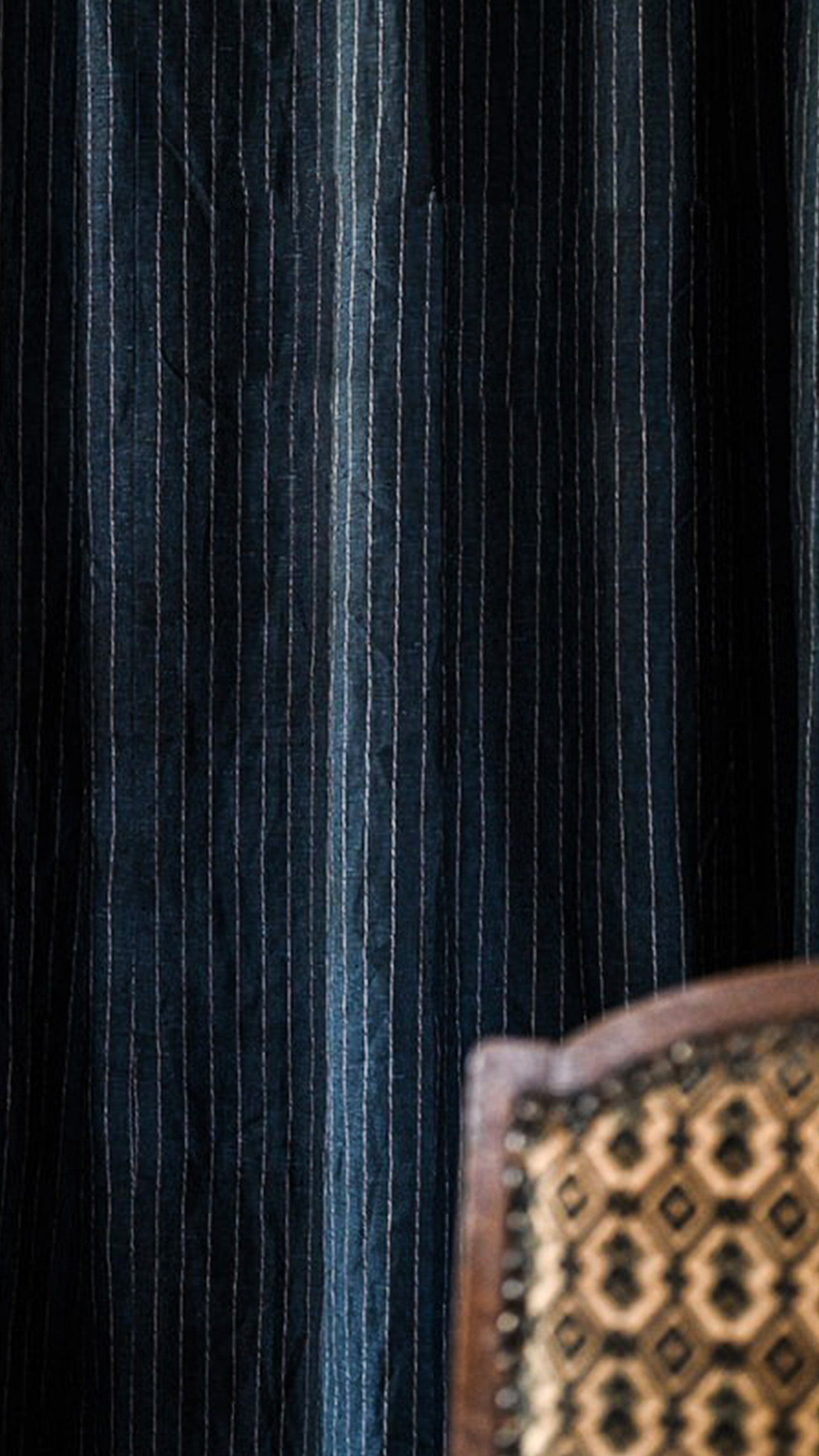 Dusk Stripe Linen|Curtains