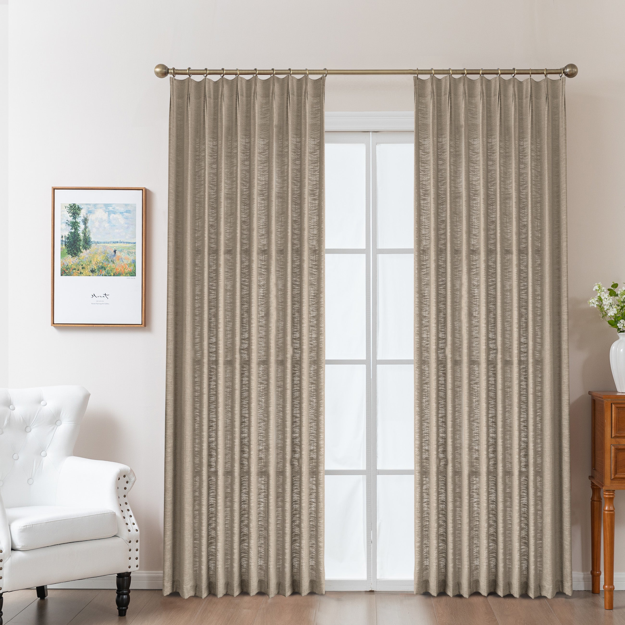 Linen Slub Texture|Curtains