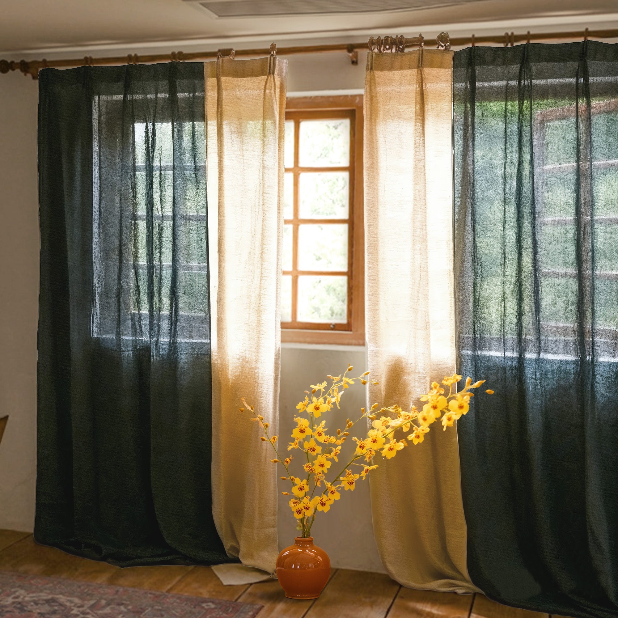 Forest Sand Linen|Curtains