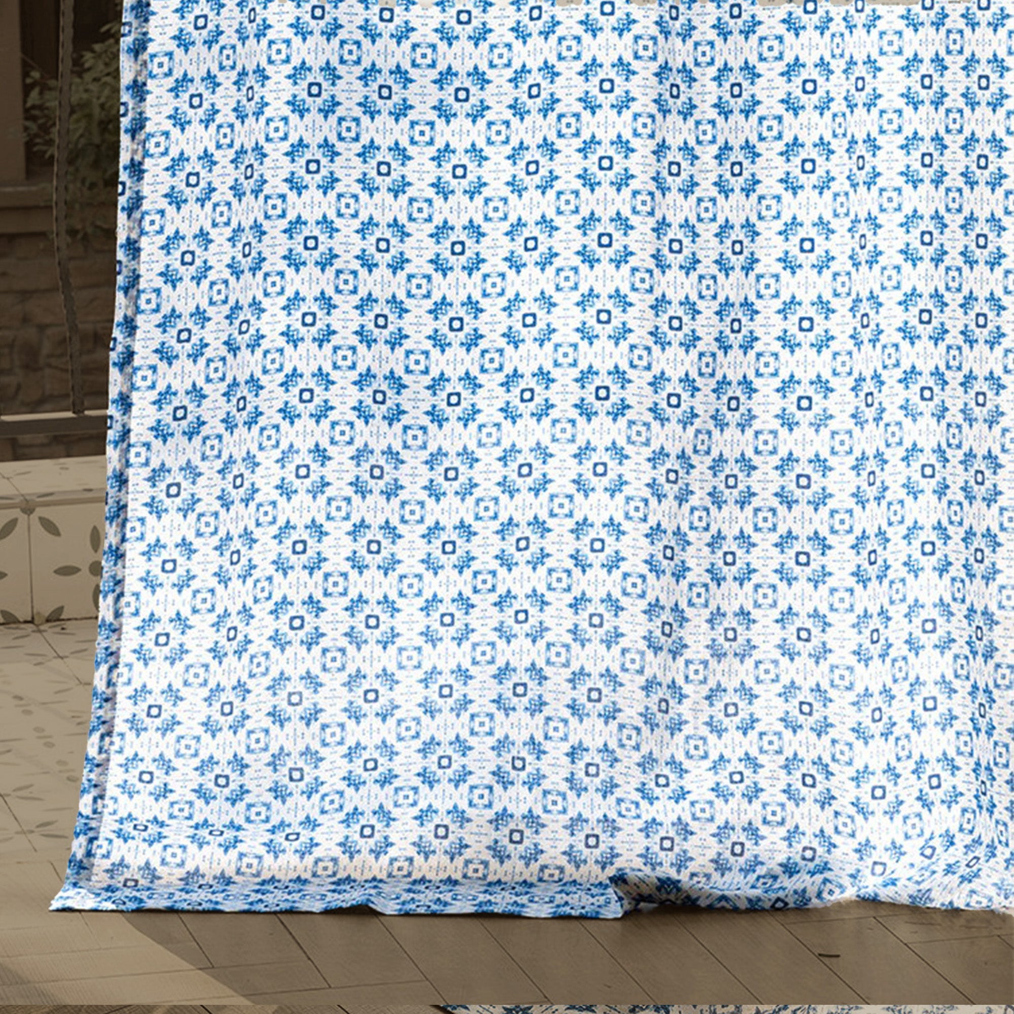 Glacier Blue Linen|Curtains