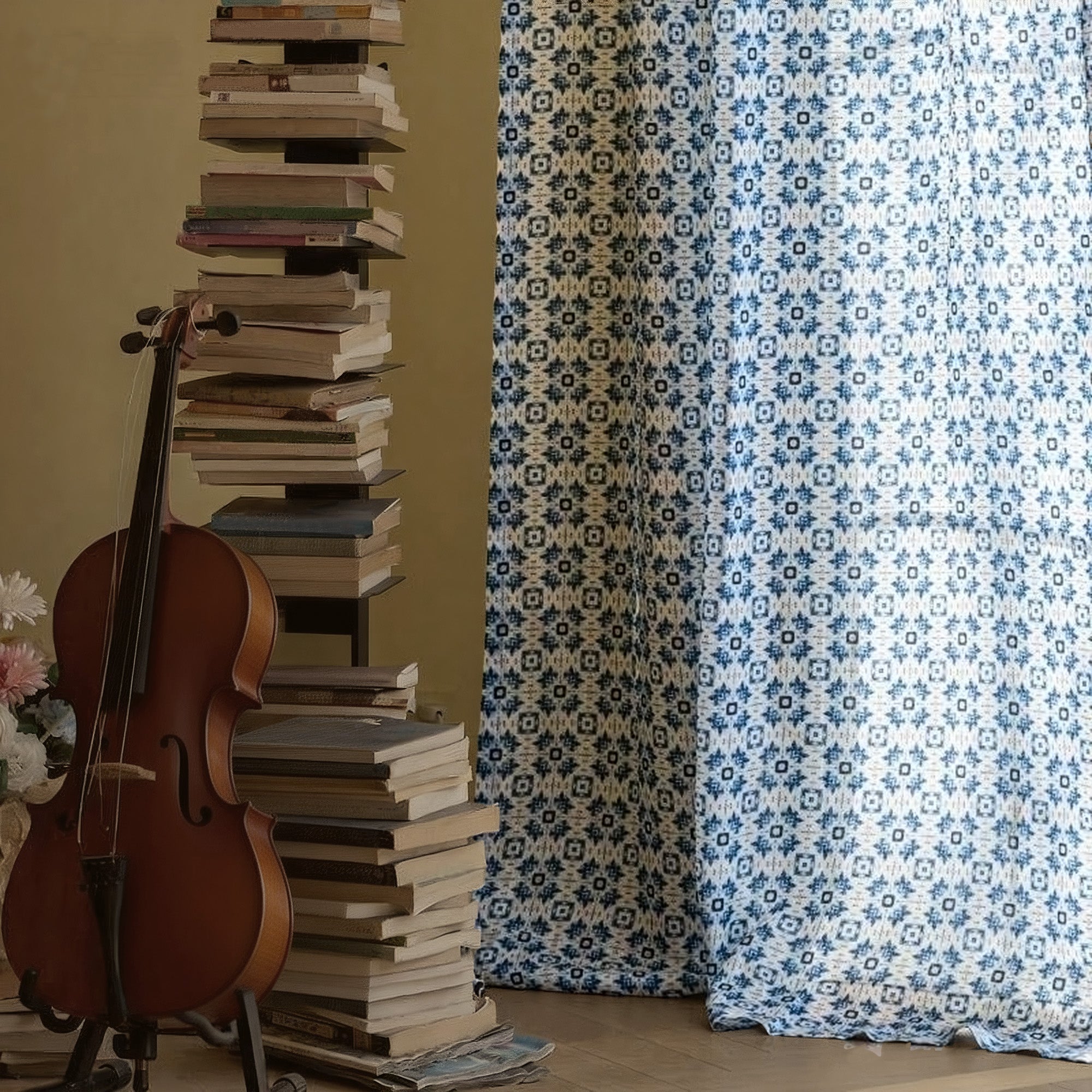 Glacier Blue Linen|Sample