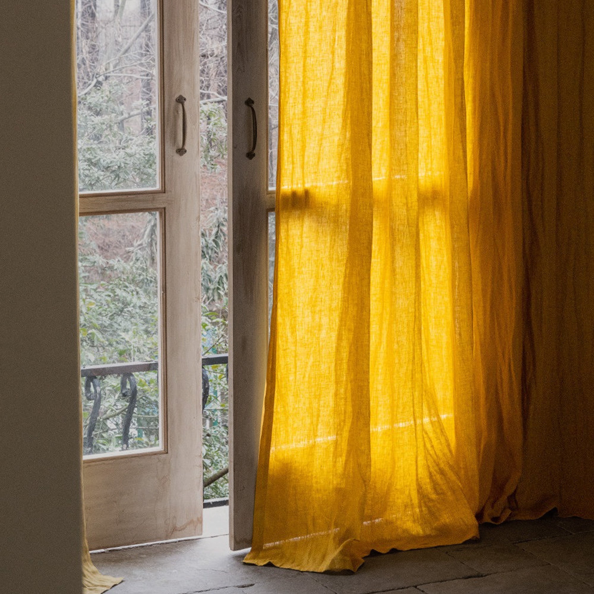 Golden Morn Linen|Curtains