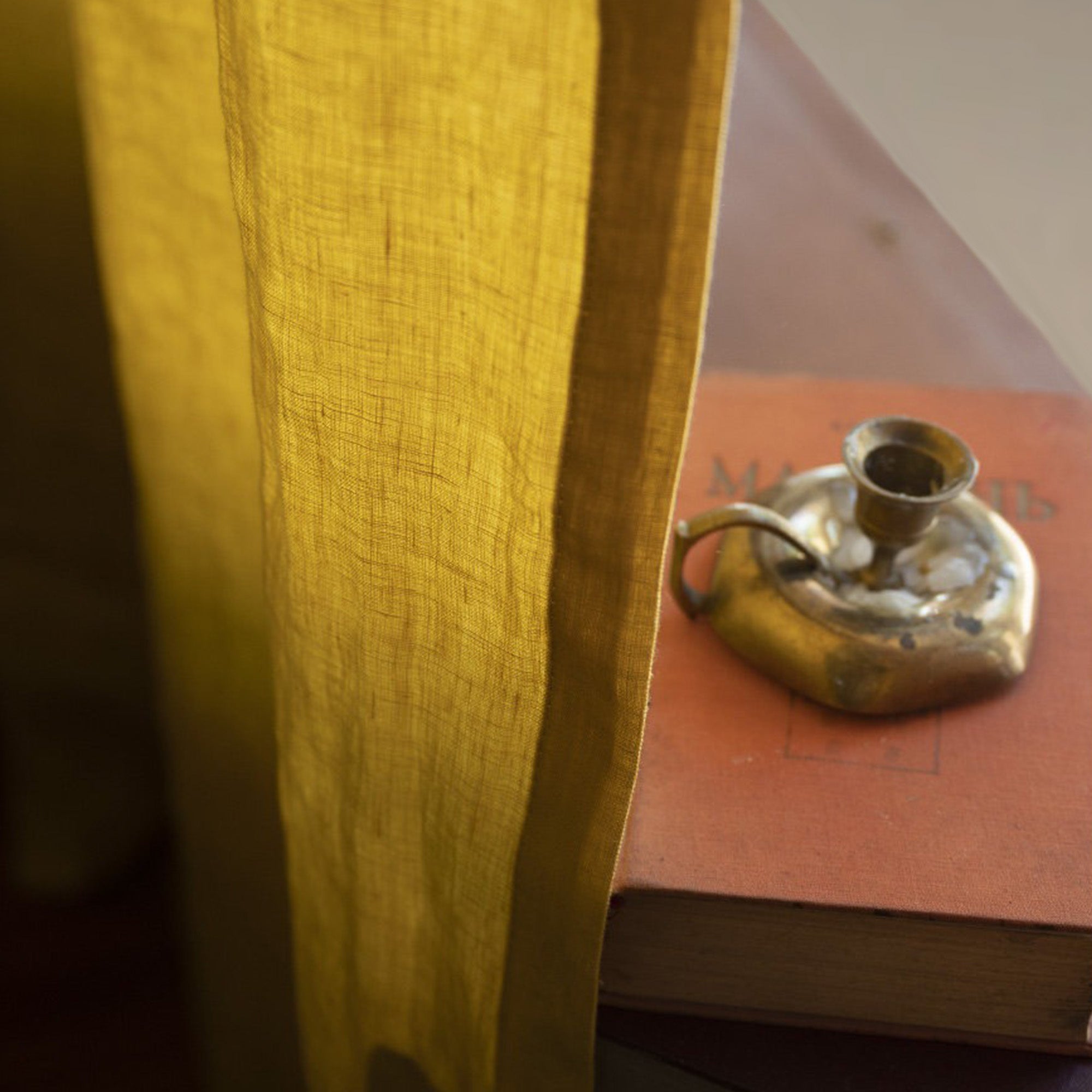 Golden Morn Linen|Curtains
