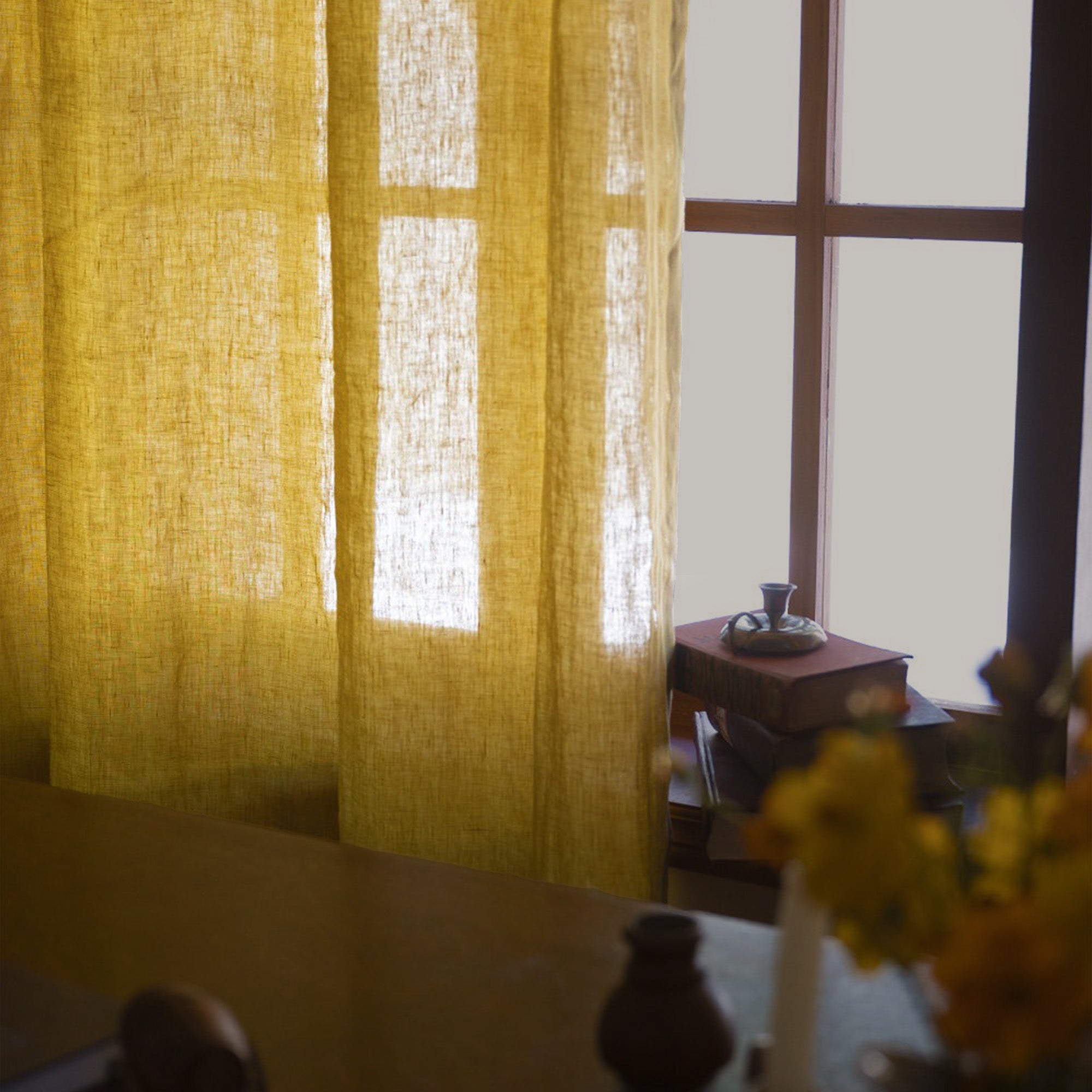 Golden Morn Linen|Curtains