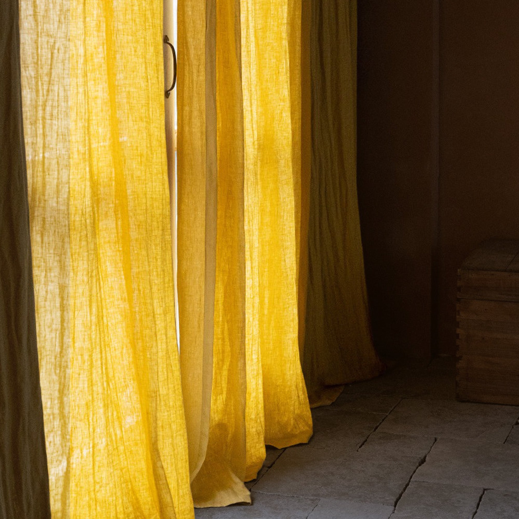 Golden Morn Linen|Curtains