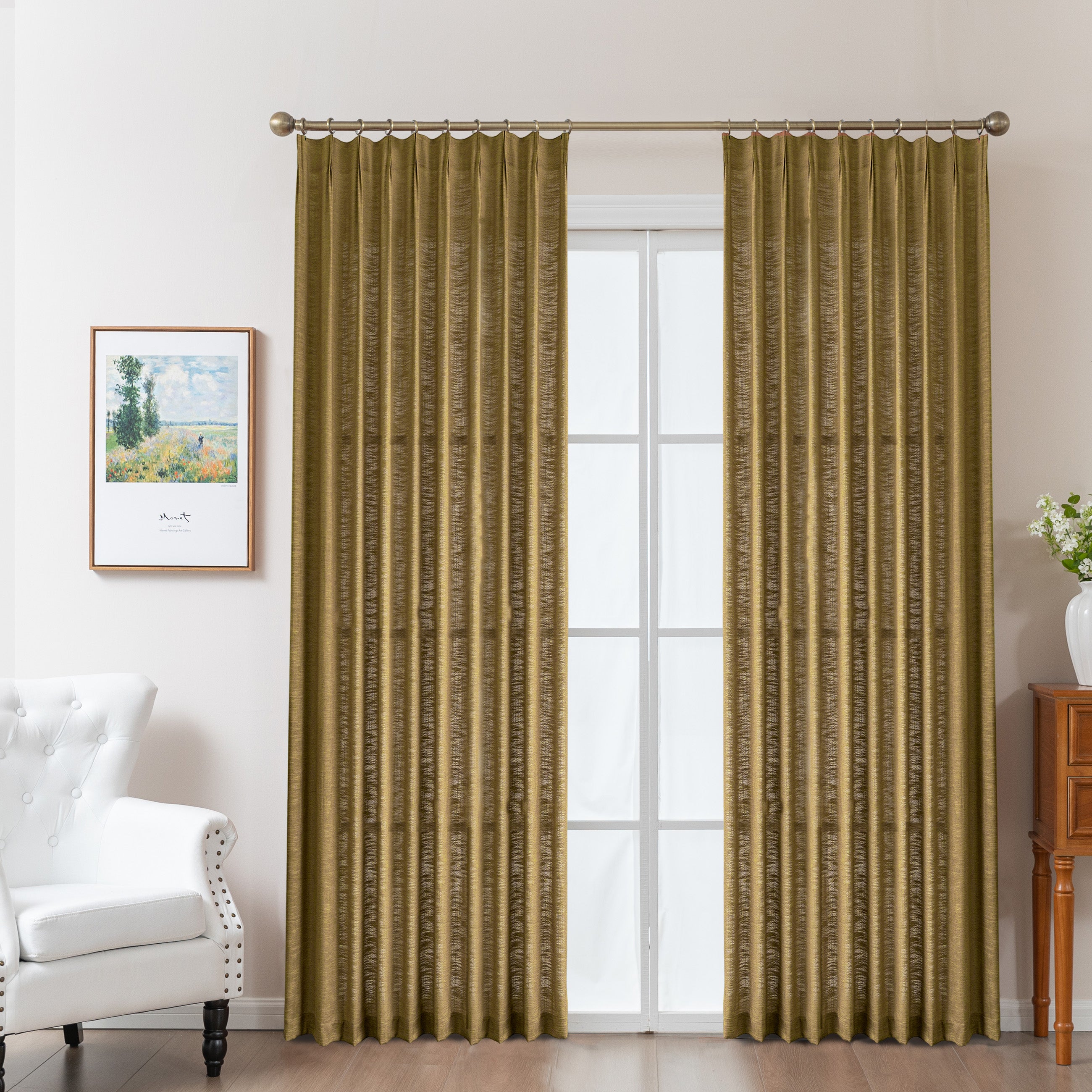 Linen Slub Texture|Curtains