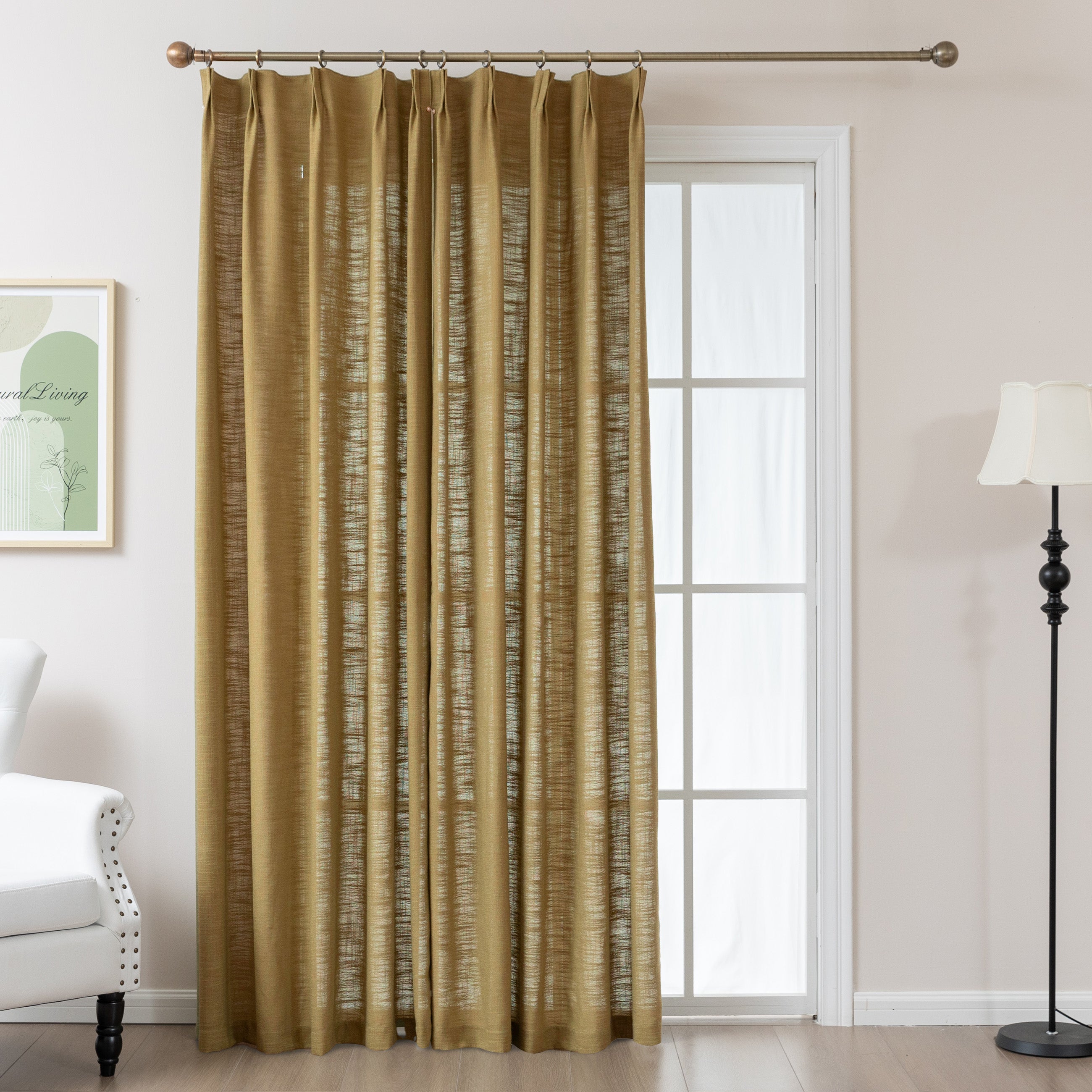 Linen Slub Texture|Curtains
