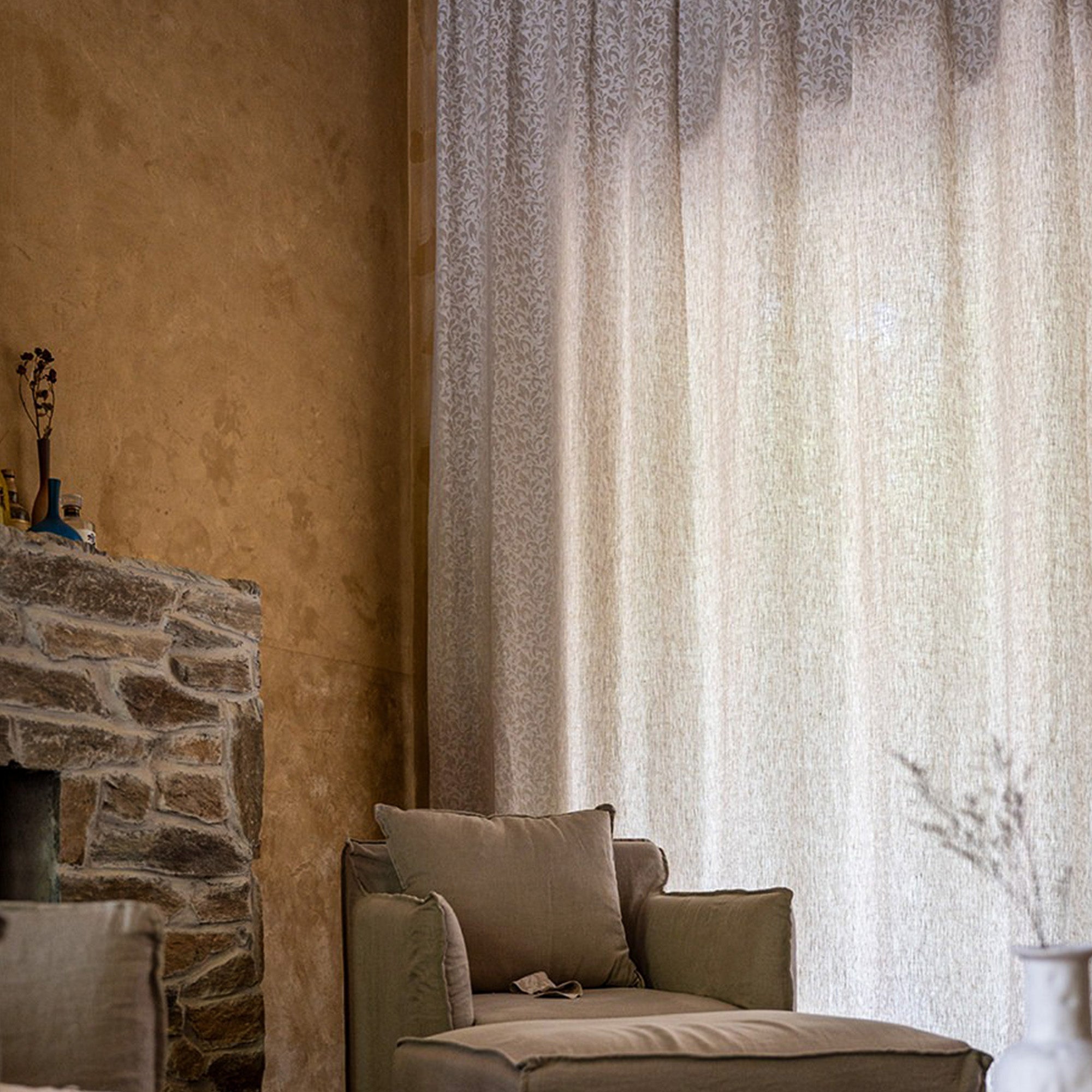 Jacquard Grace Linen|Curtains