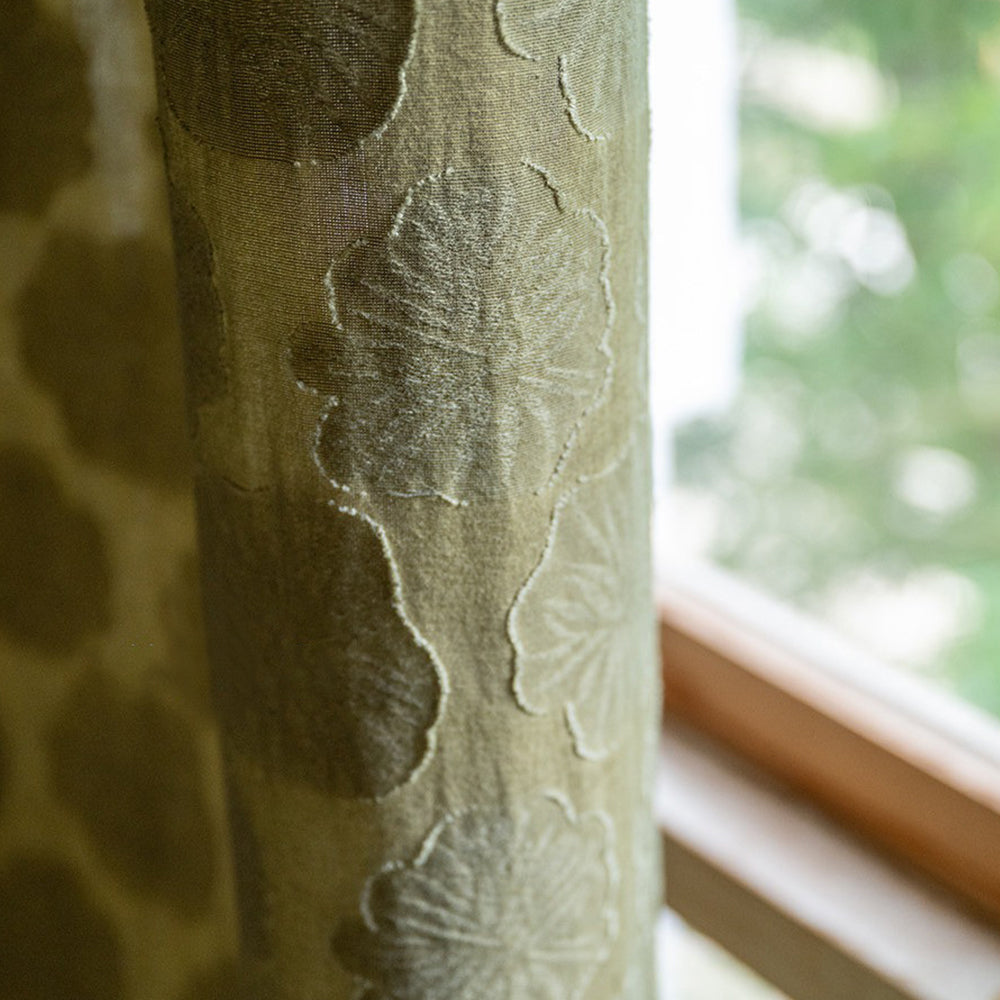 Leafy Linen|Curtains
