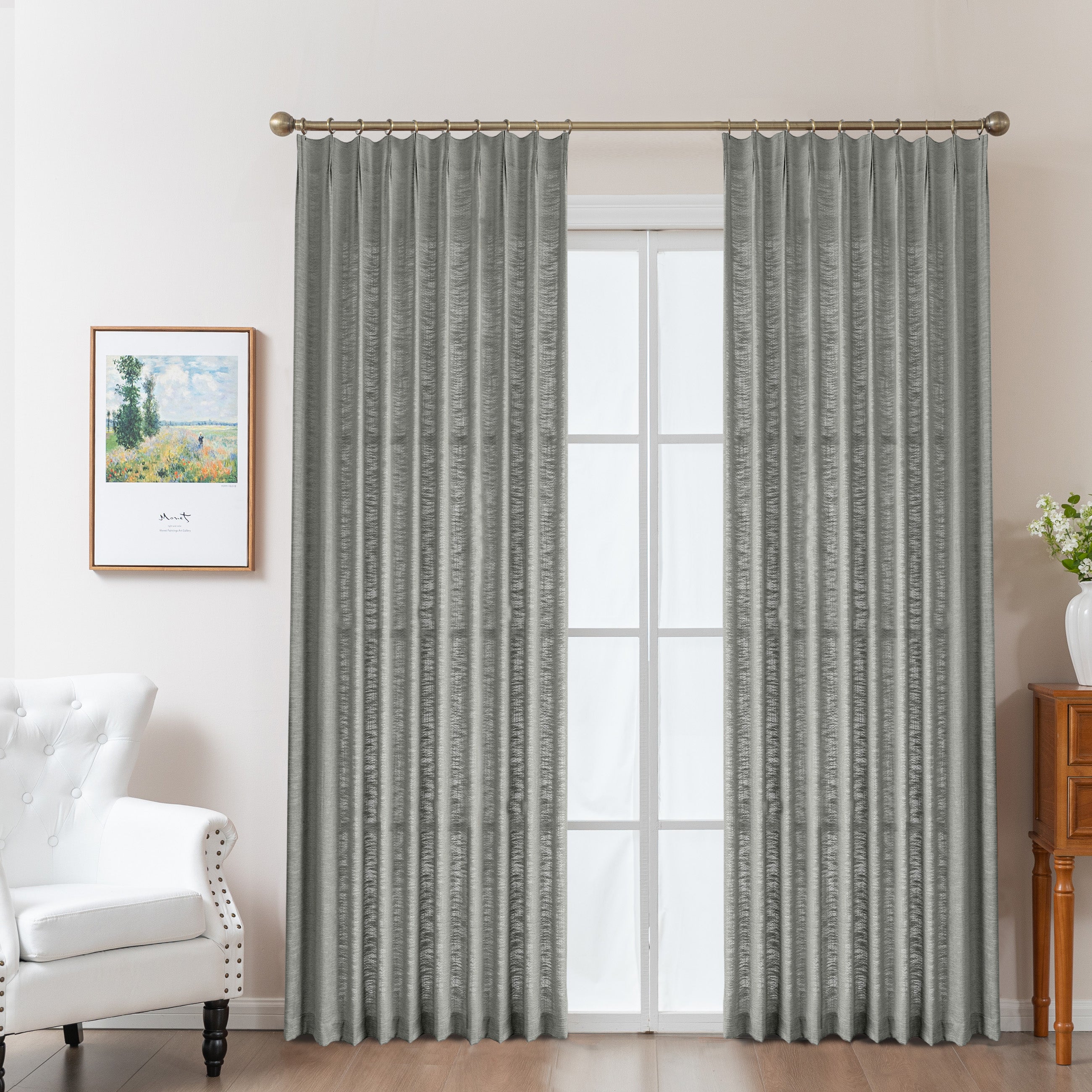Linen Slub Texture|Curtains