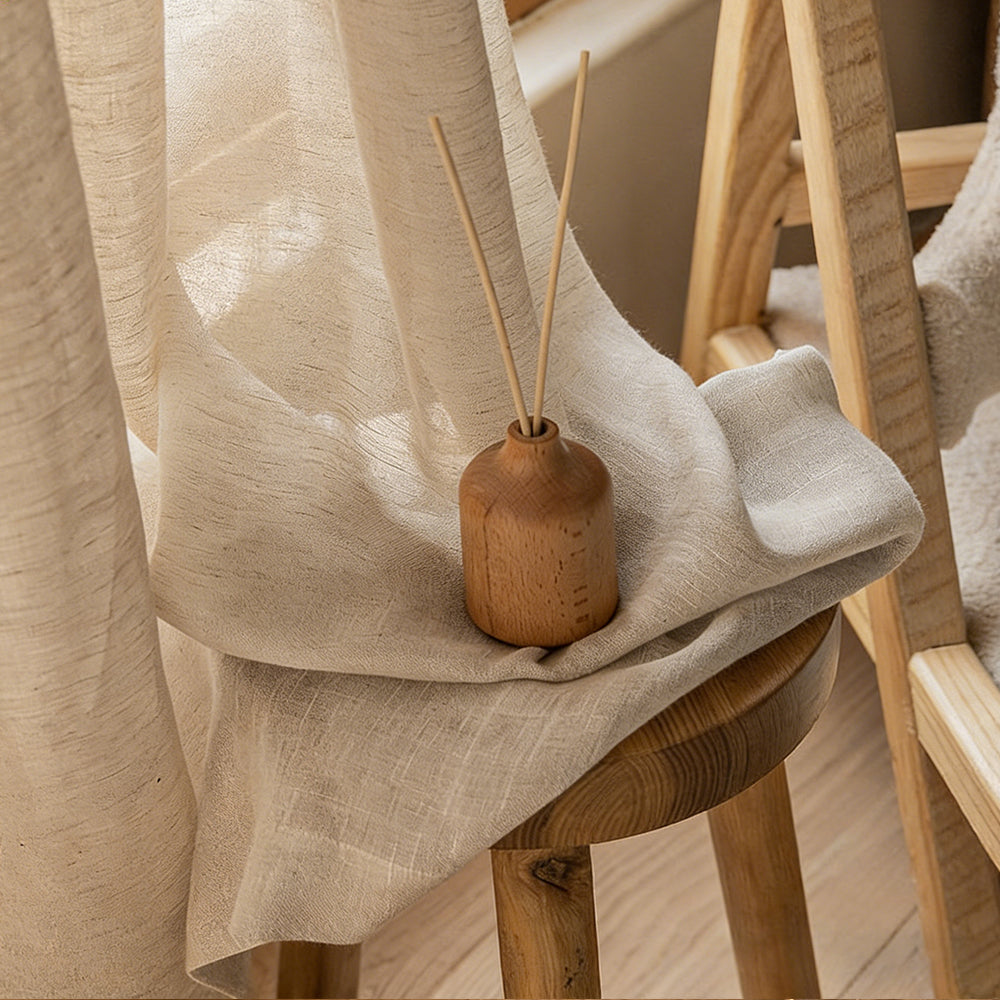 Linen Whisper Sheer|Sample
