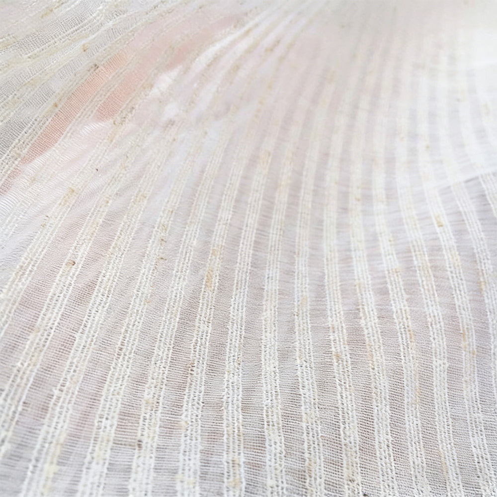 Linen Stria Sheer|Sample