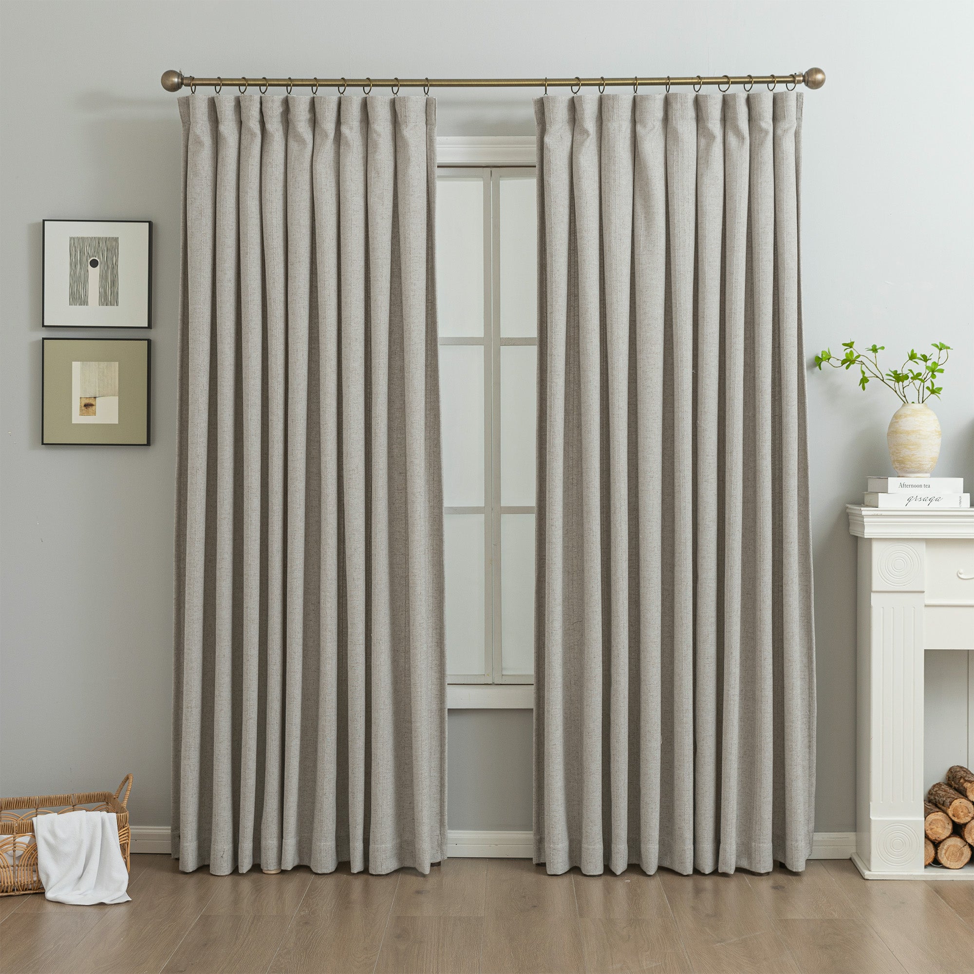 Carmen Linen Stripe|Curtains