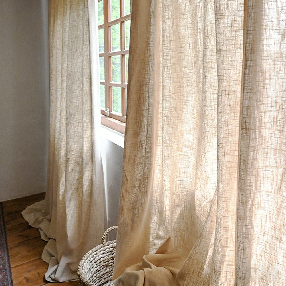 Lush Gentle Linen|Curtains