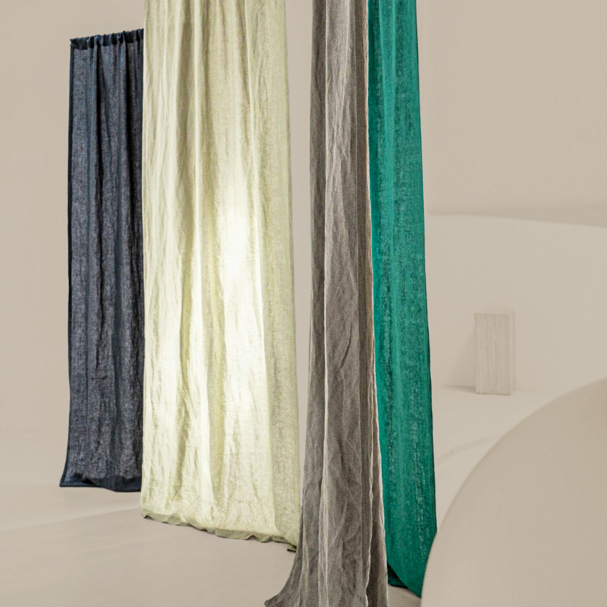 Meadow Green Linen|Sample