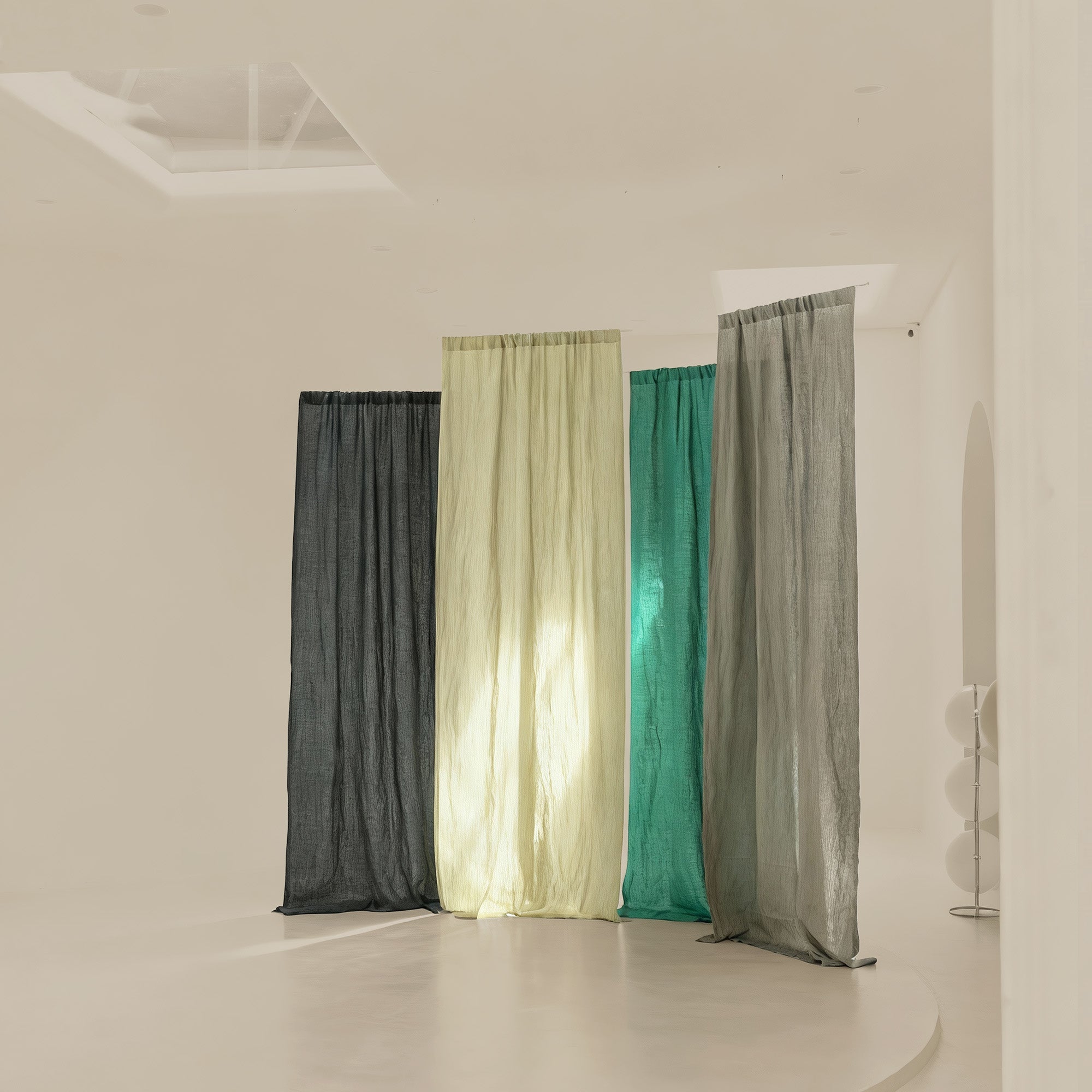 Meadow Green Linen|Sample